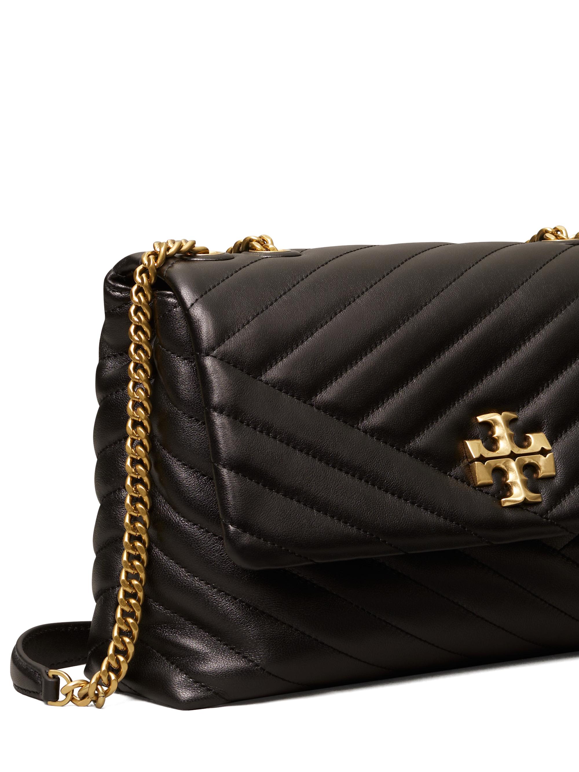 Tory Burch Kira chevron convertible shoulder bag - Black