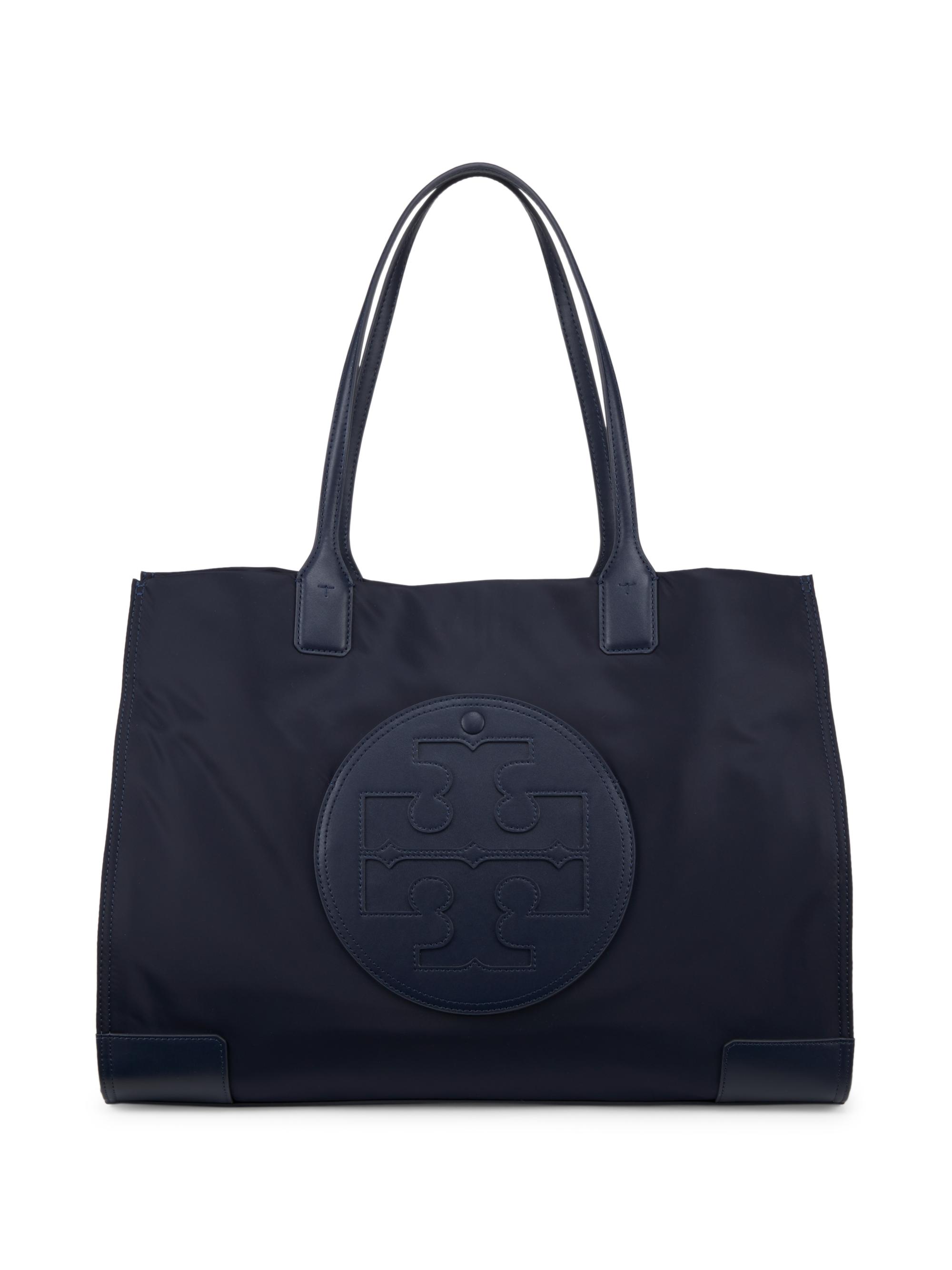 極美品　TORY BURCH ELLA NYLON TOTE 保存袋付き Tory Burch Ella Patent Logo Tote Bag | Saks Fifth Avenue