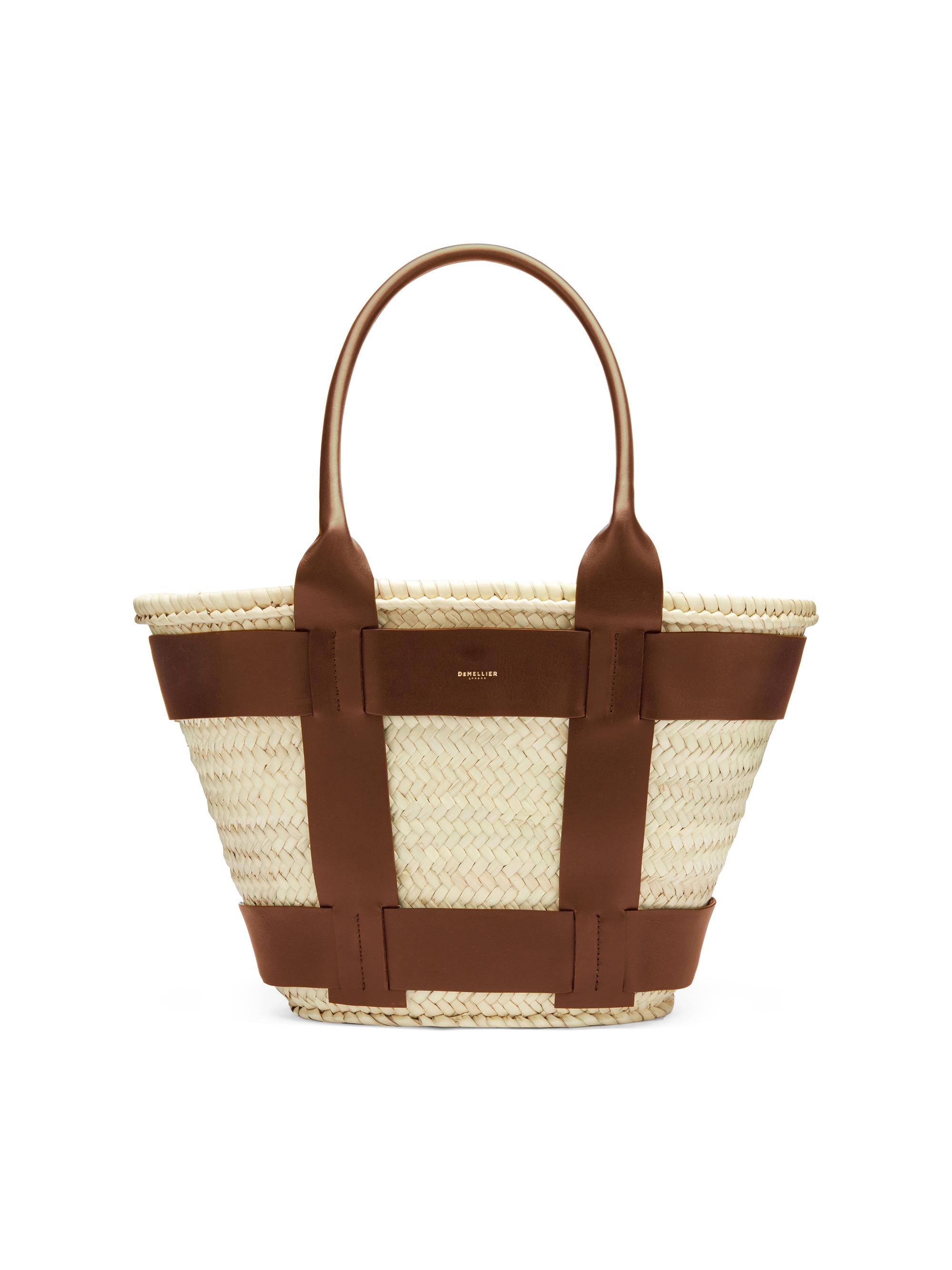 DeMellier Women's Santorini Raffia Tote Bag - Natural Tan