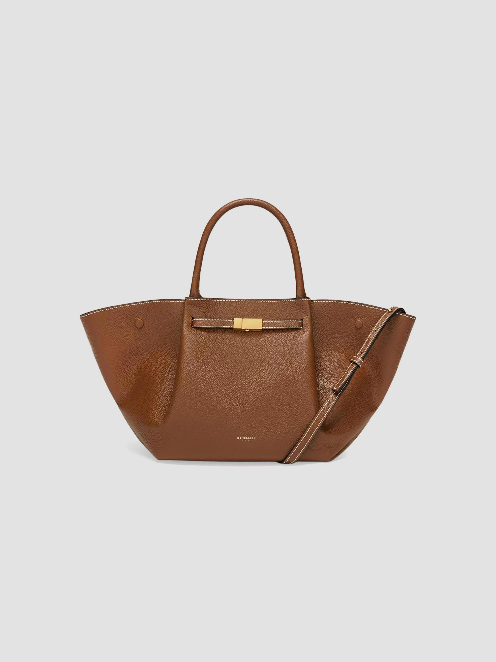 DeMellier Midi New York Leather Tote Bag | Saks Fifth Avenue