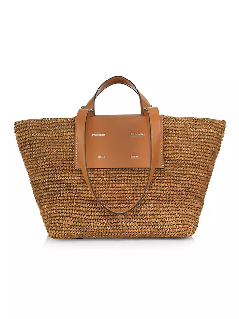 Leather Handbag With Saks Fifth Avenue Label 