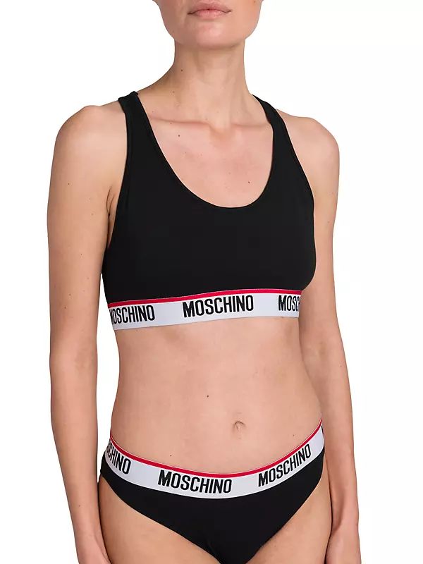 Moschino Bra with logo, Women's Clothing