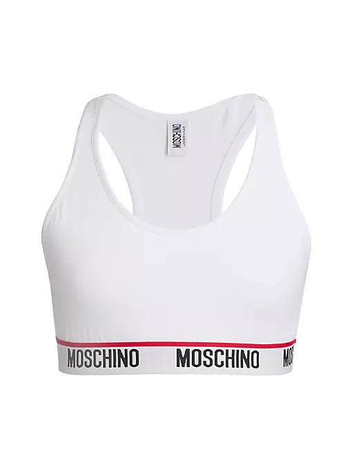 Moschino - Core Logo Tape Sports Bra