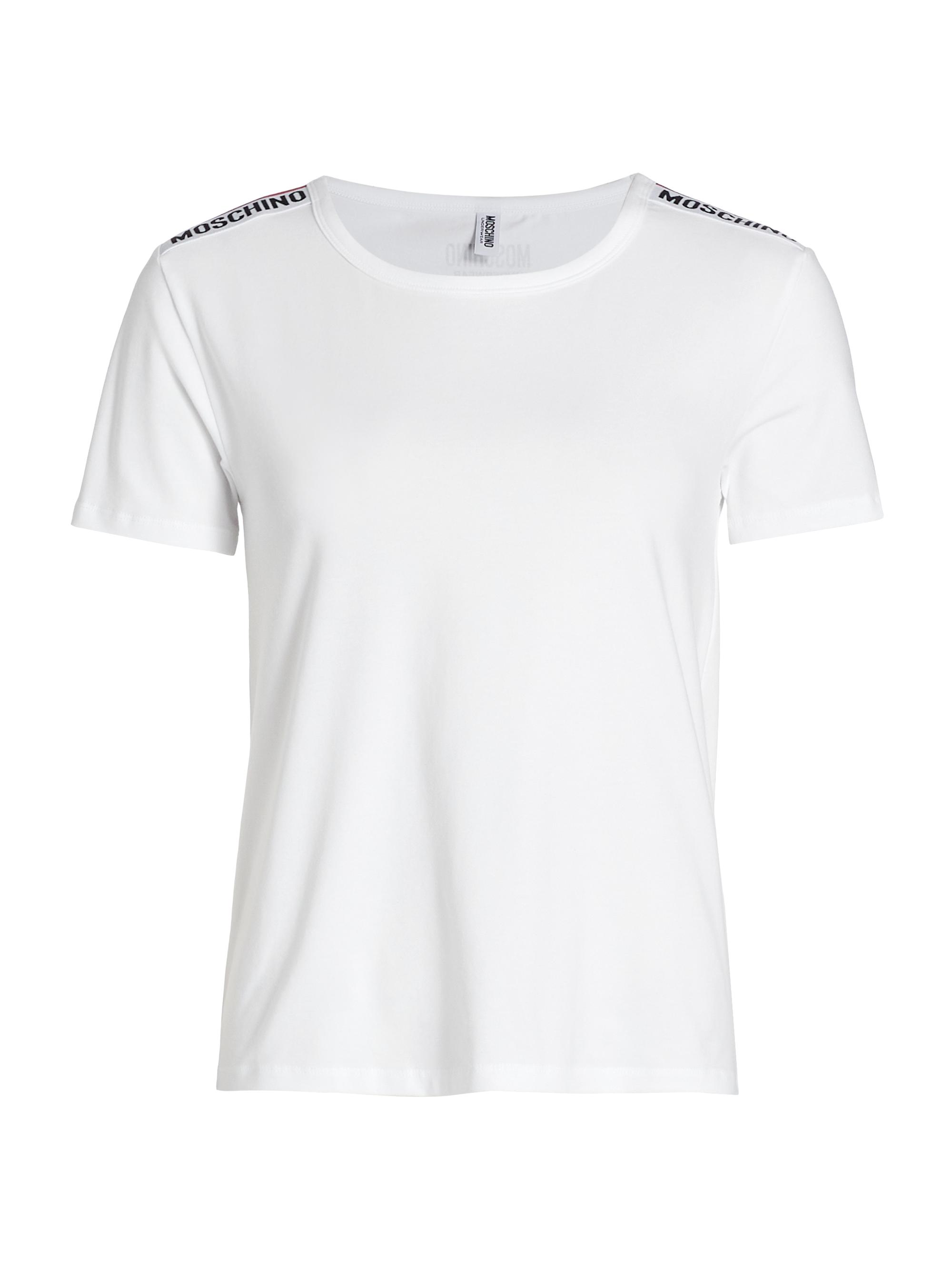Moschino Women's Logo-Tape T-Shirt - White