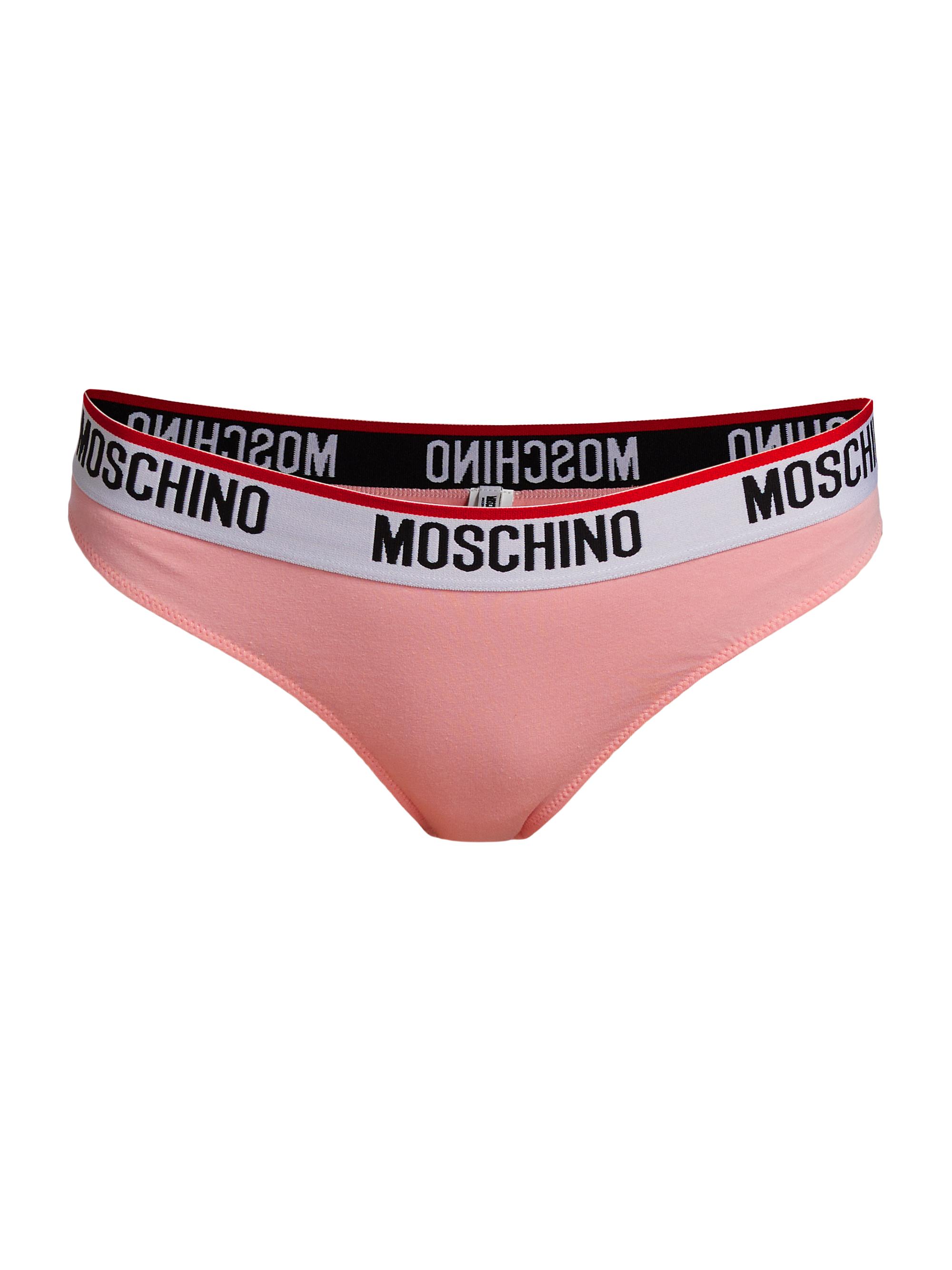 Moschino Women's Logo Band Briefs - Pink