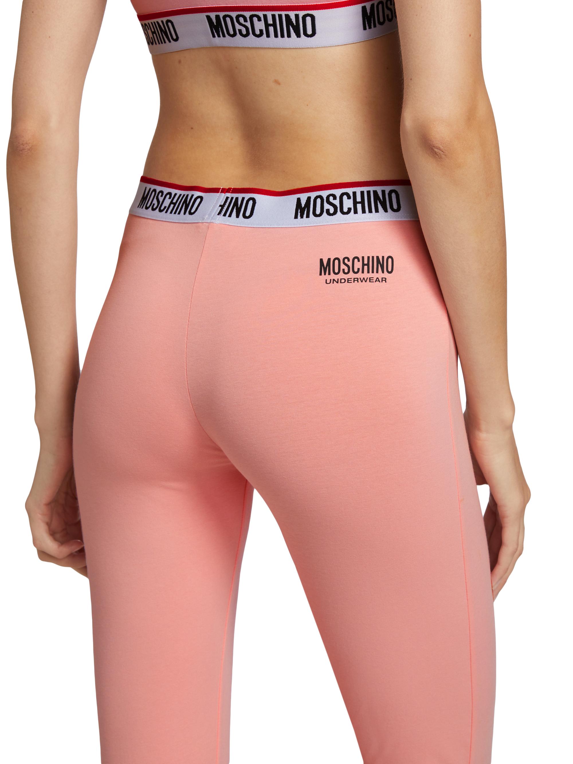 Moschino Core Banded Logo-Waist Leggings | Saks Fifth Avenue