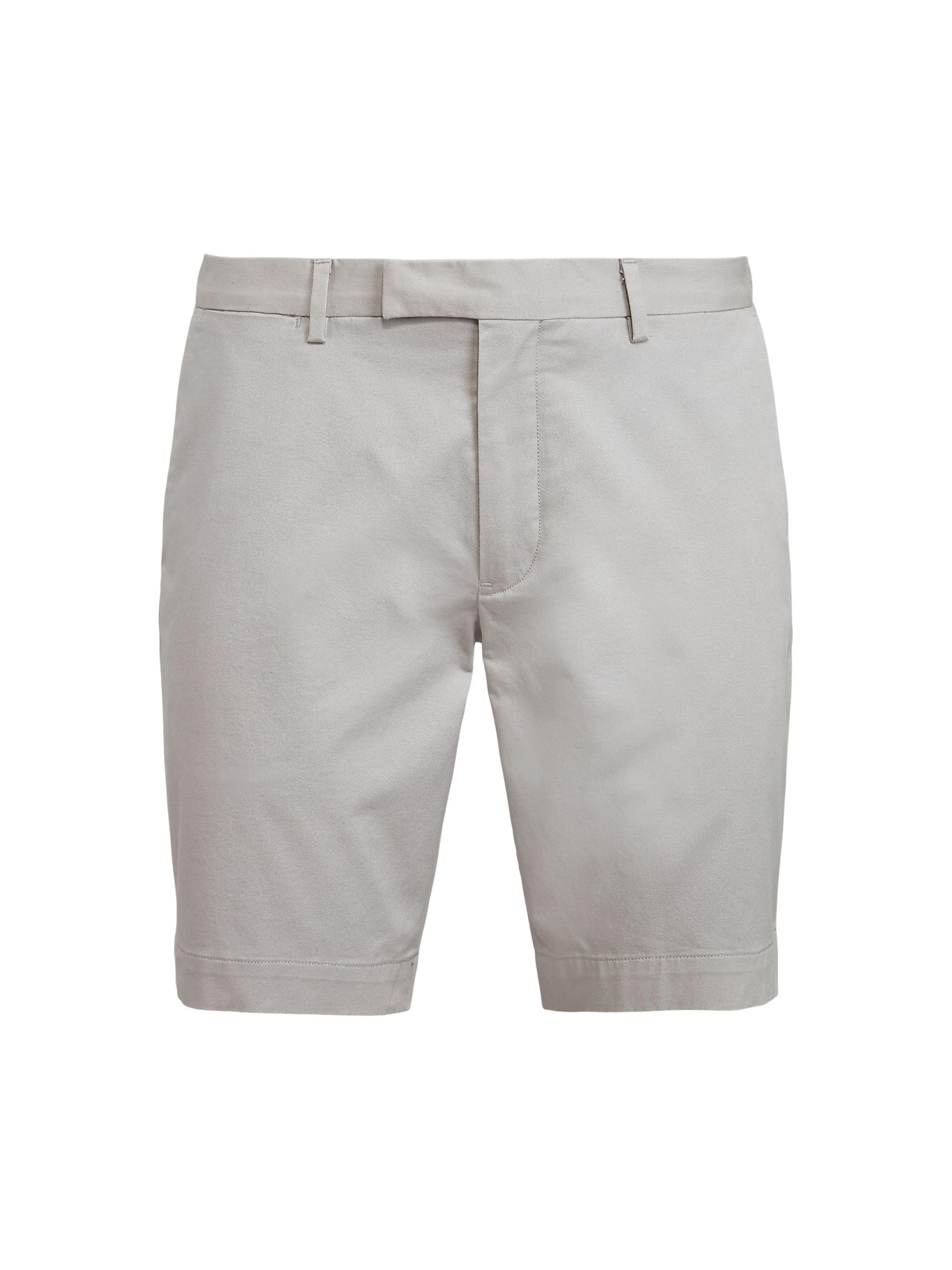 Polo Ralph Lauren Men's Slim-Fit Cotton-Blend Shorts - Soft Grey