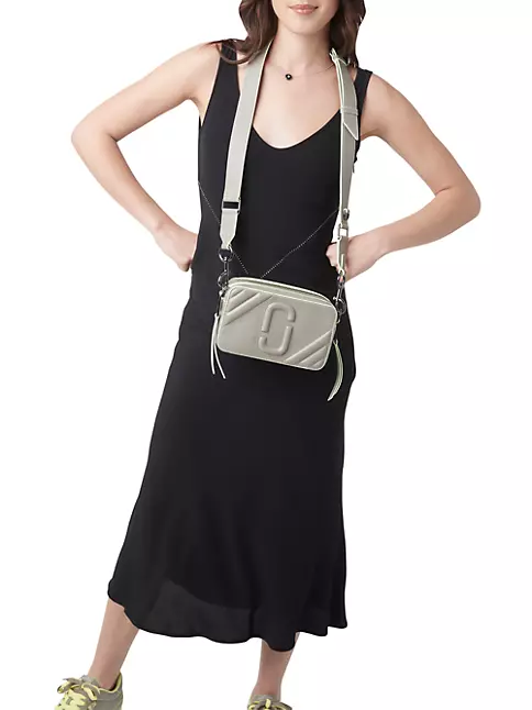 Marc Jacobs Women's The Snapshot DTM Leather Shoulder Bag Crossbody  Purse