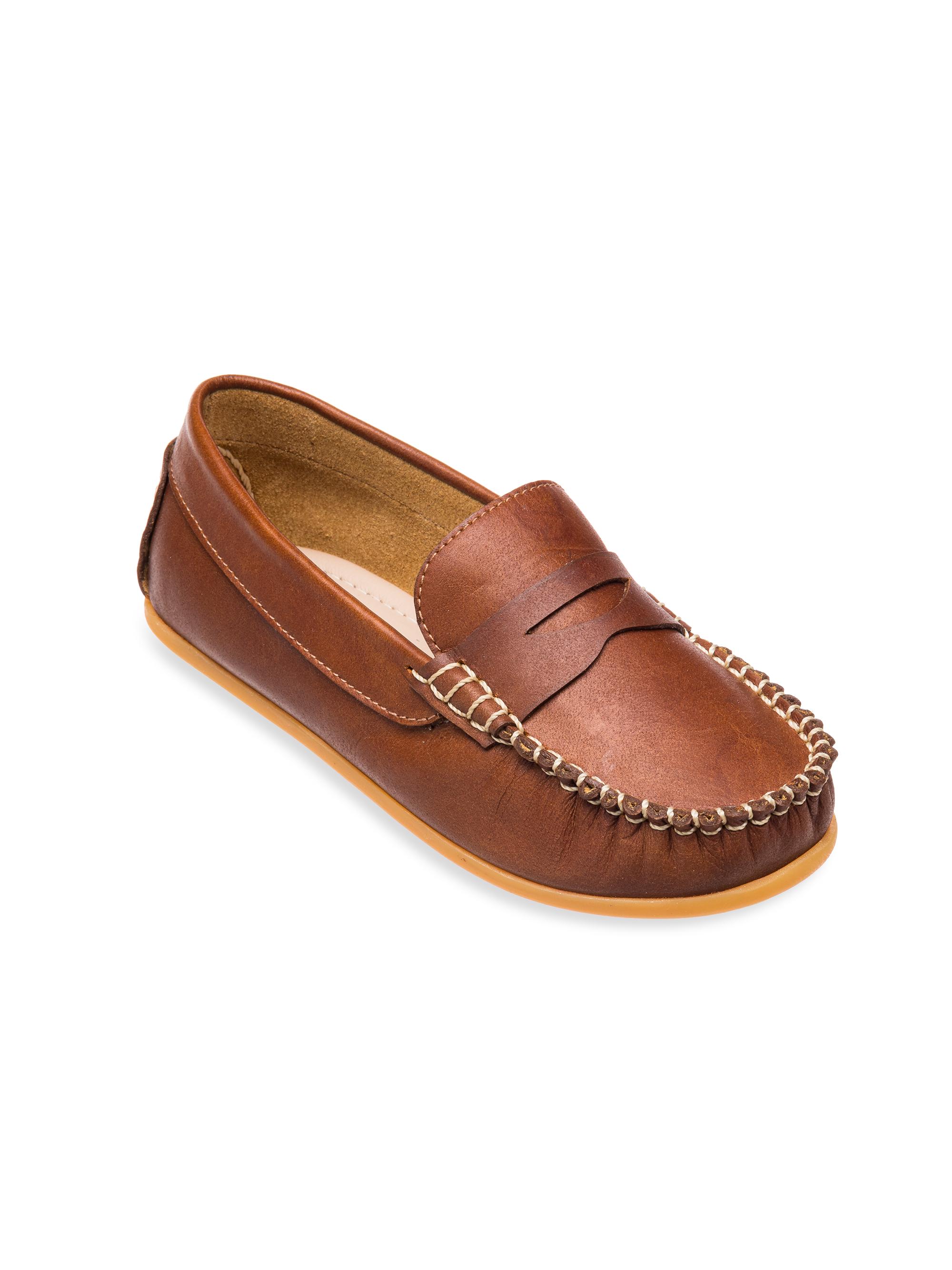 Elephantito Little Boy's & Boy's Alex Driver Loafers - Natural 6 (Child)