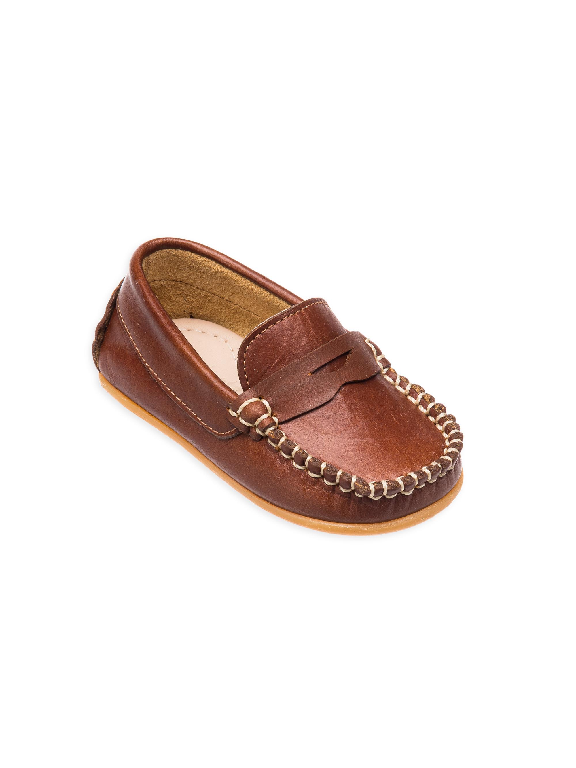 Elephantito Little Boy's Alex Driver Loafers - Natural 6 (Child)