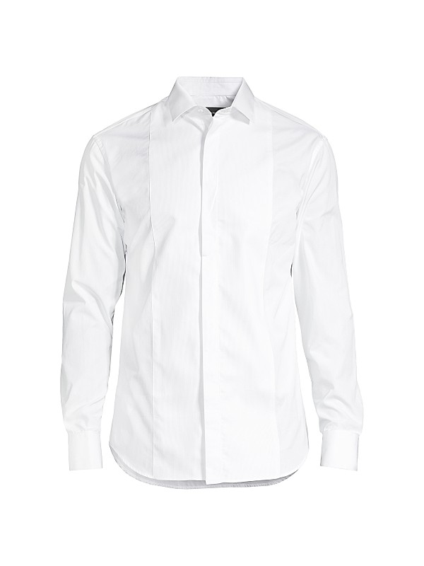 armani dress shirt Giorgio Washed Silk With Band Collar Emporio Armani dress shirt in solid cotton Armani Exchange Men Shirt -