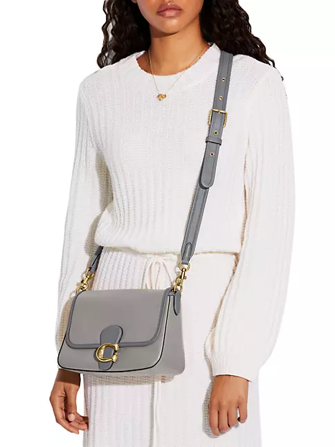 Shop COACH Soft Tabby Calf Leather Shoulder Bag