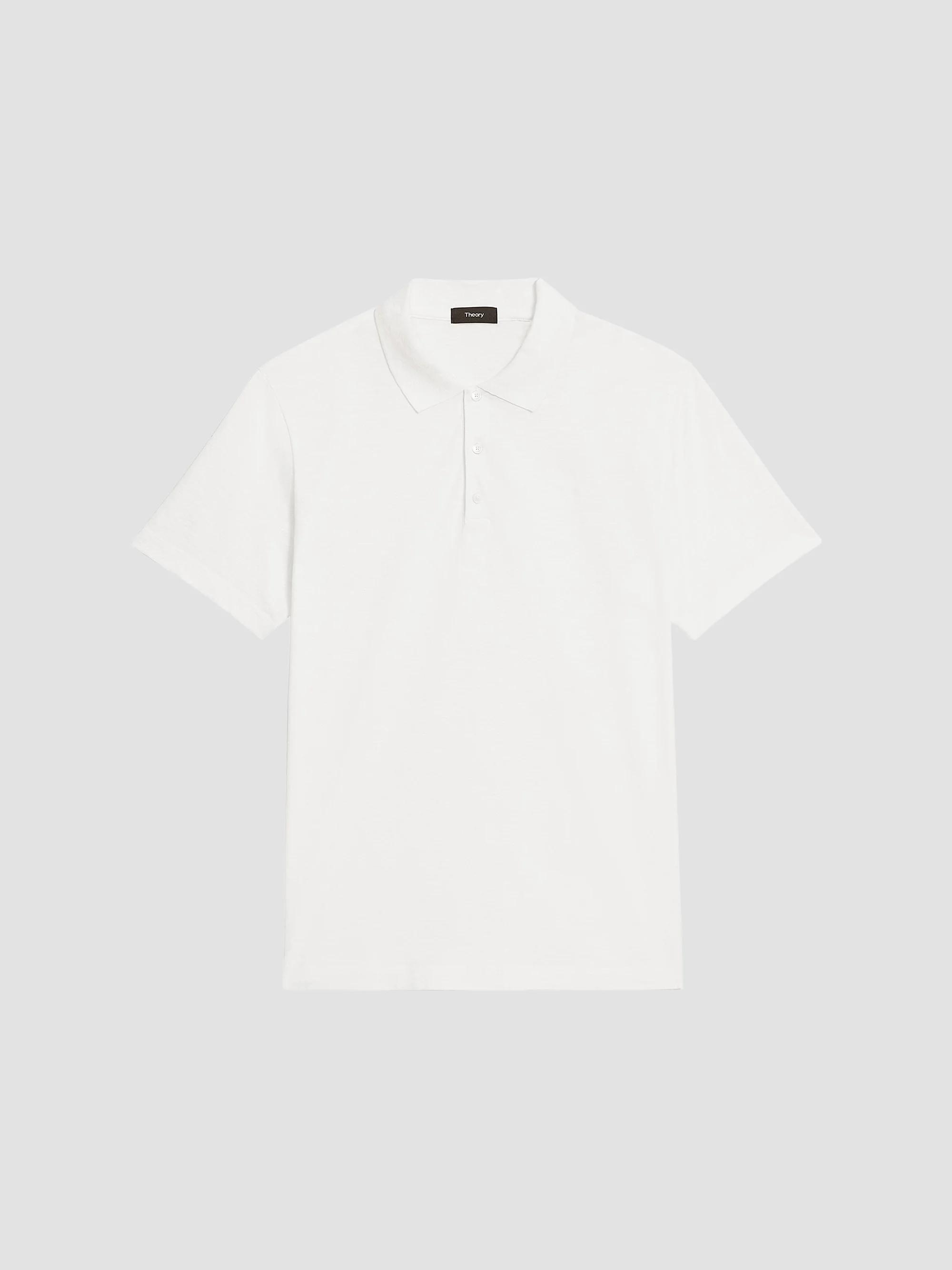 Givenchy Polo Shirt in Cotton and Silk with Paris Jacquard | Saks 