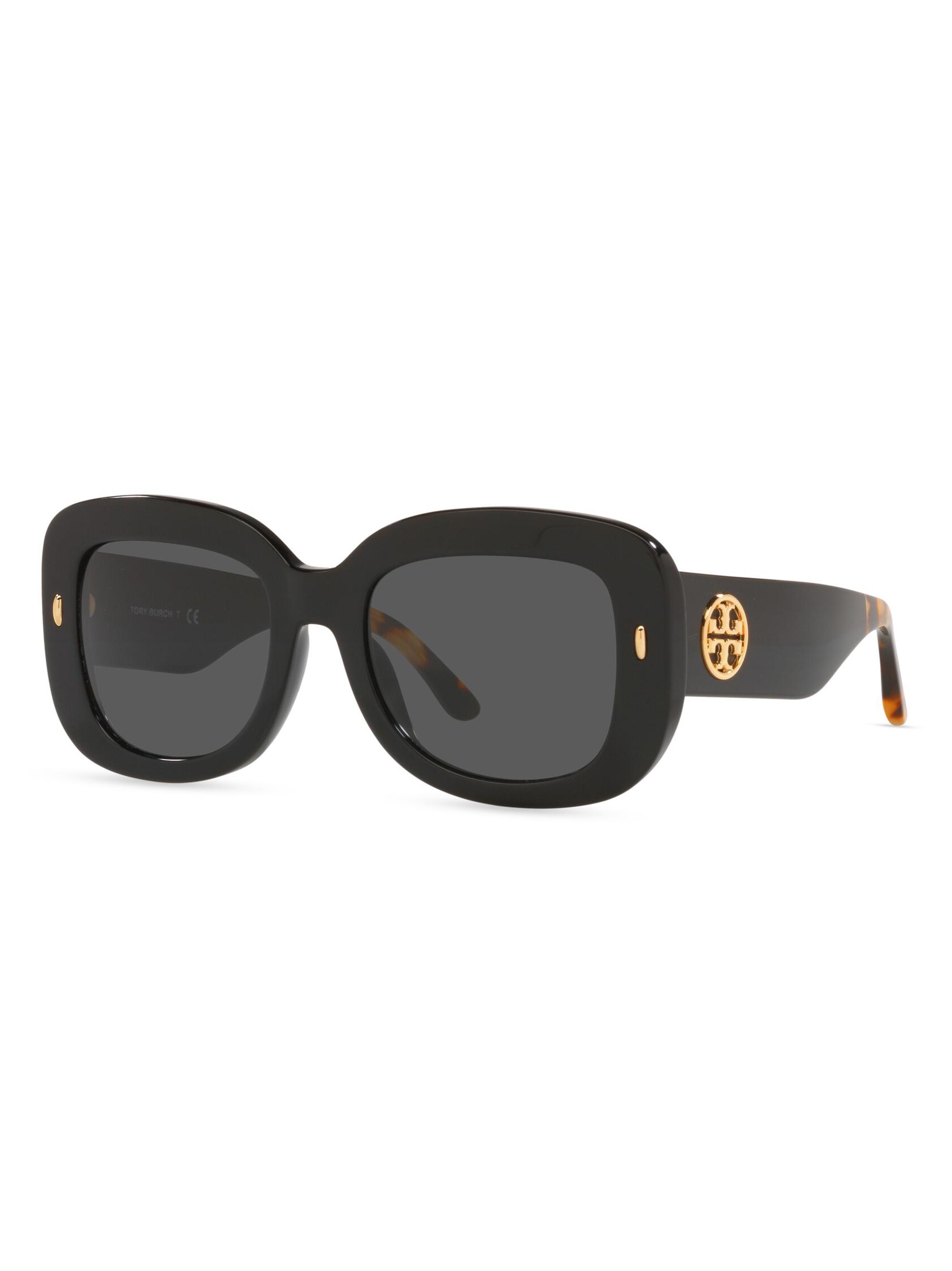 Tory Burch Women's 51MM Square Sunglasses - Black