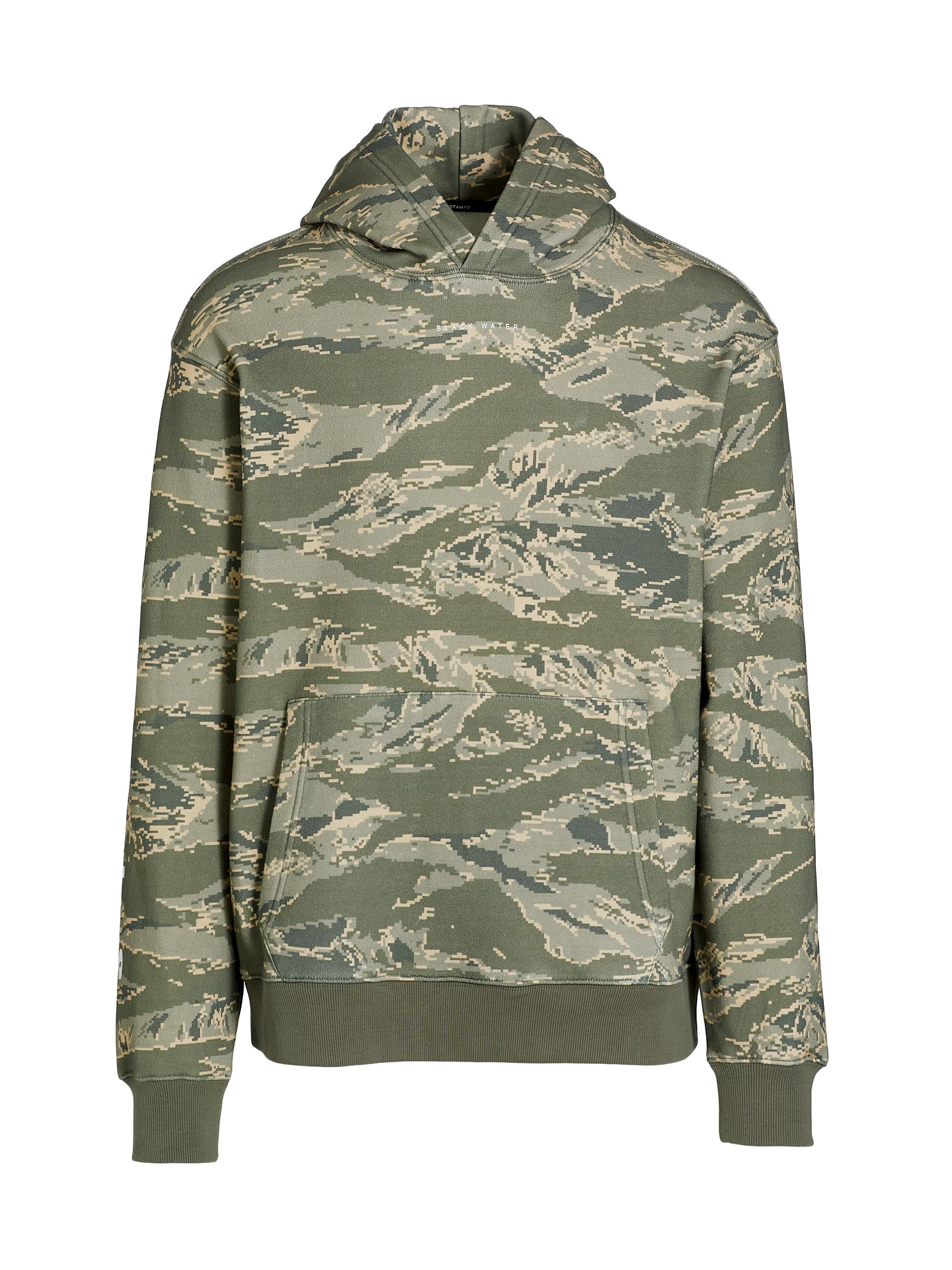 Stampd Men's Water Strike Printed Hoodie Sweatshirt - Camo