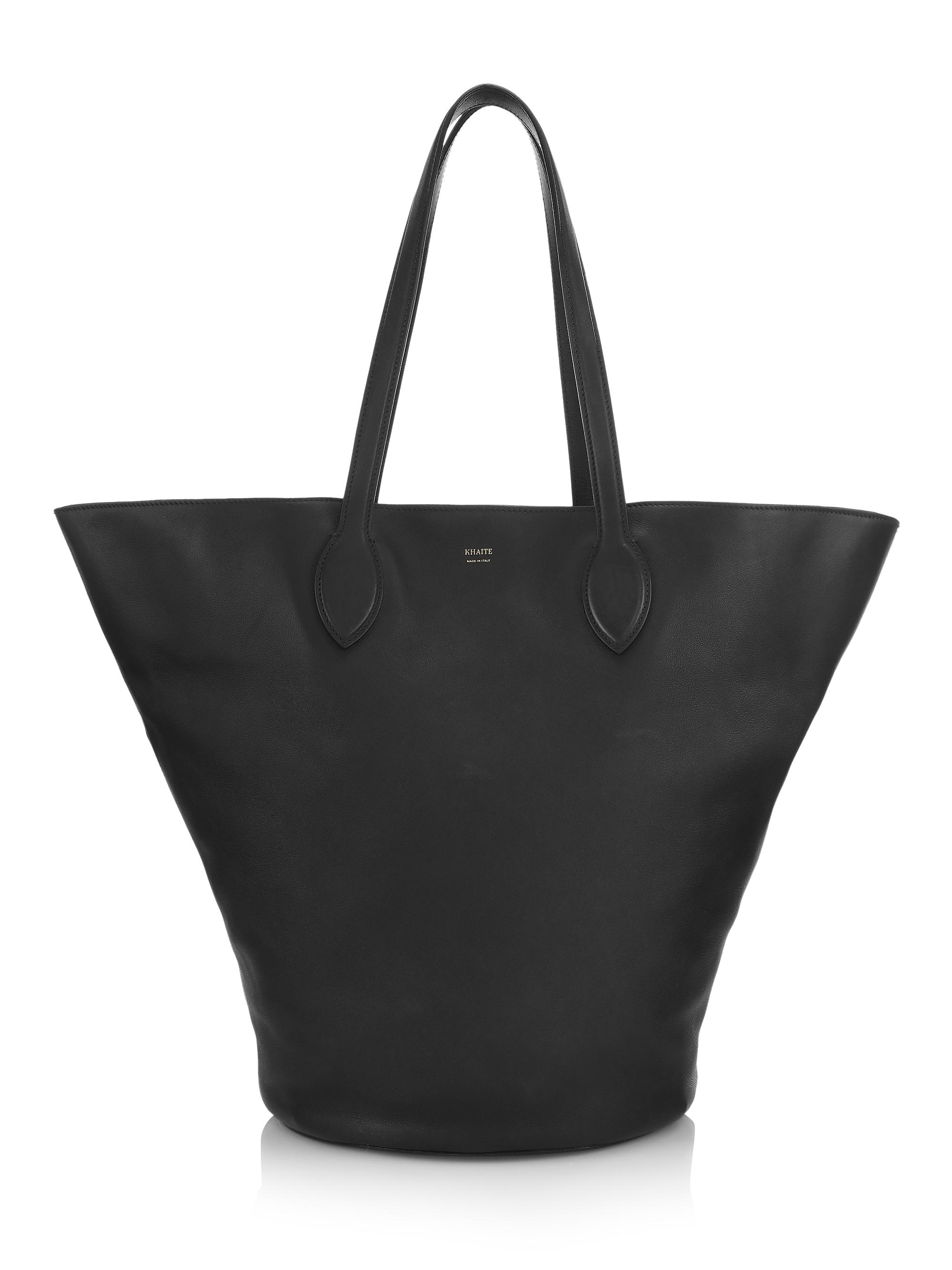 Valentino Garavani VLogo Side Shopping Bag in Nappa Calfskin
