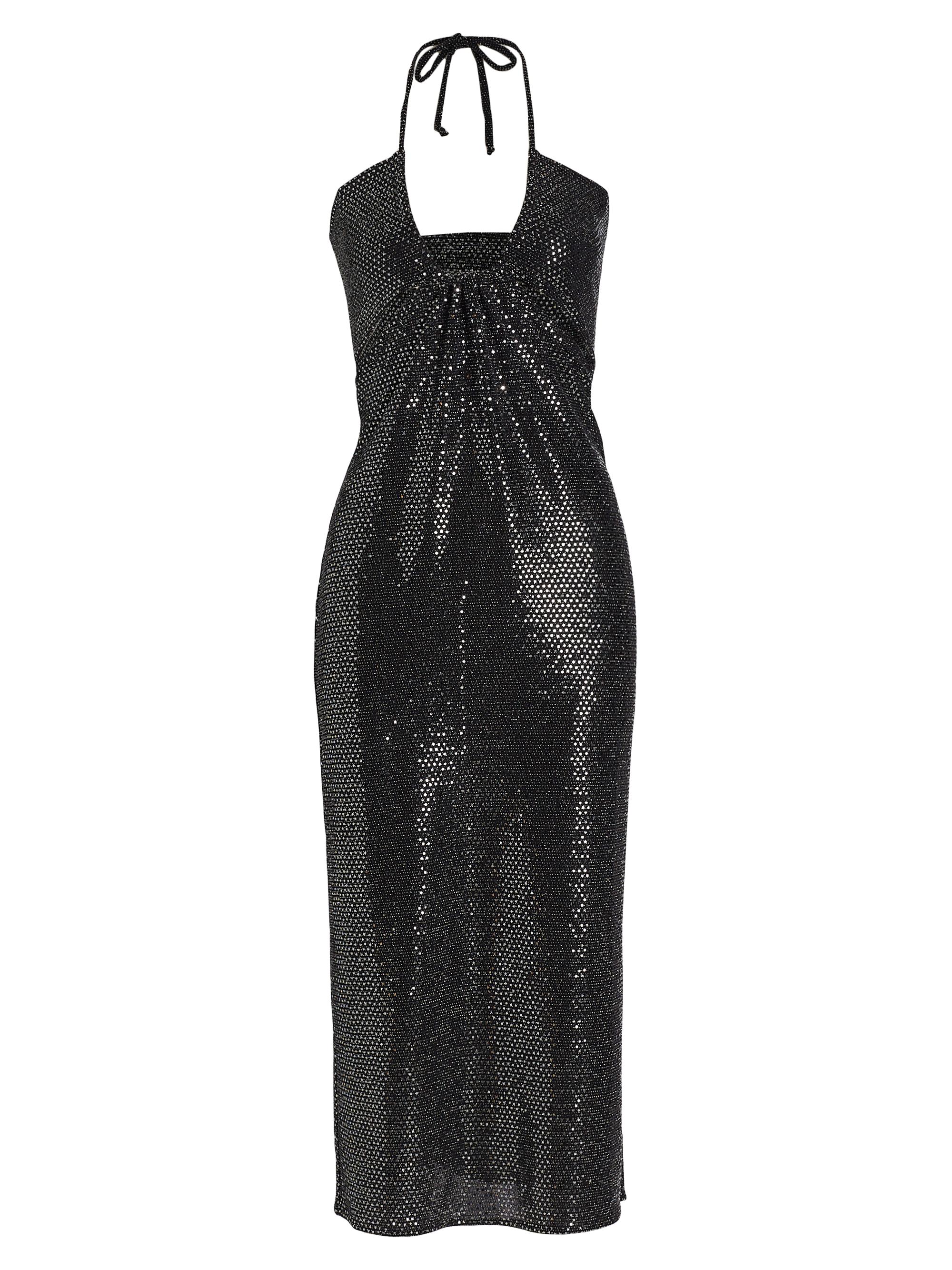Dodo Bar Or Women's Tal Sequin-Embroidered Midi-Dress - Black
