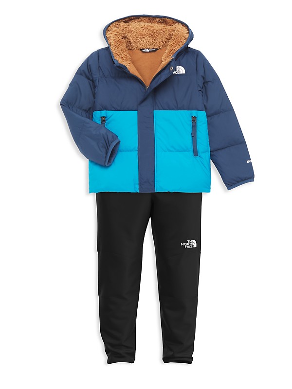 Shop The North Face Little Boy's North Down Hooded Jacket Shop The North Face Little Boy's North Down Hooded Jacket