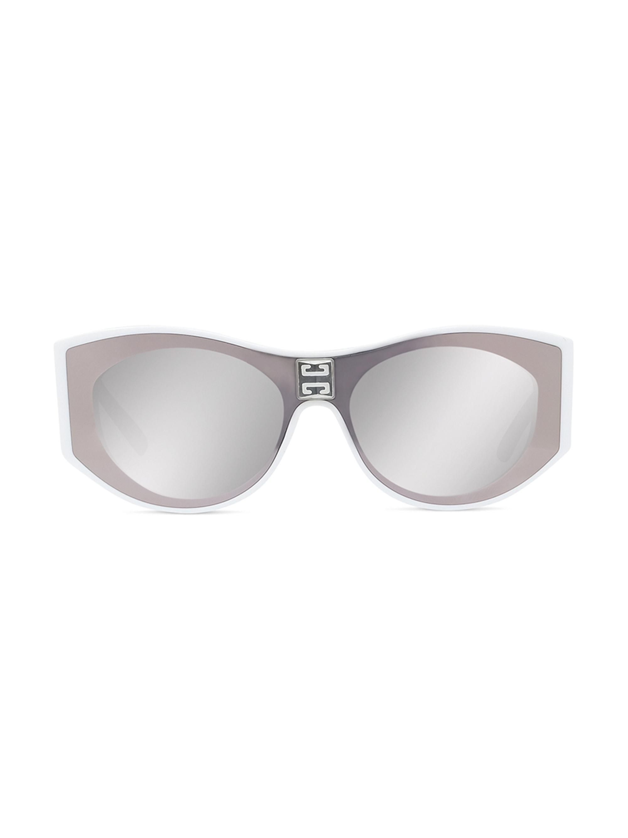 Givenchy Women's 4G Oval Sunglasses - White Smoke Mirror | Thumbnail 4