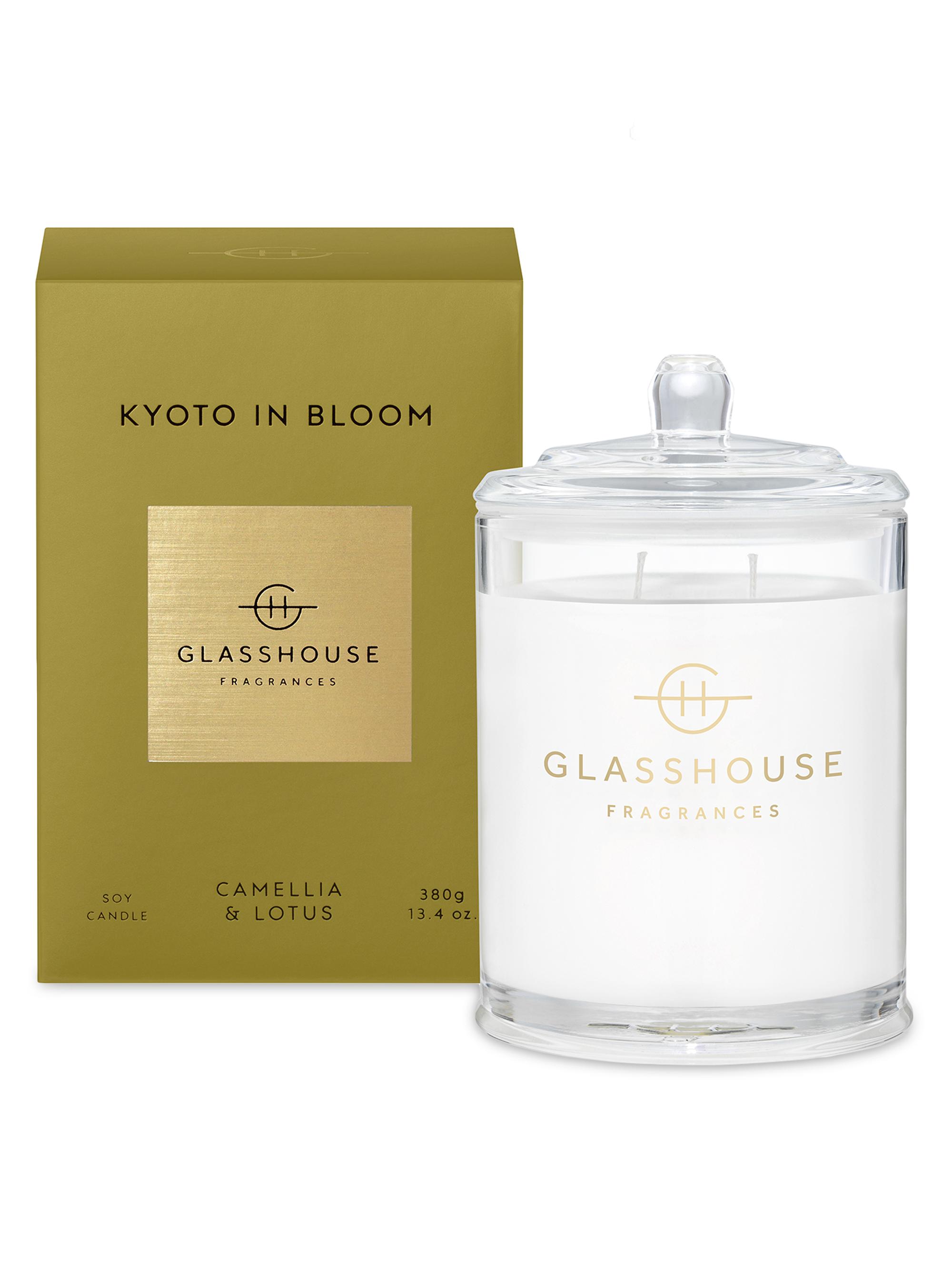 Glasshouse Fragrances Kyoto In Bloom Candle 8.5 oz. & Above