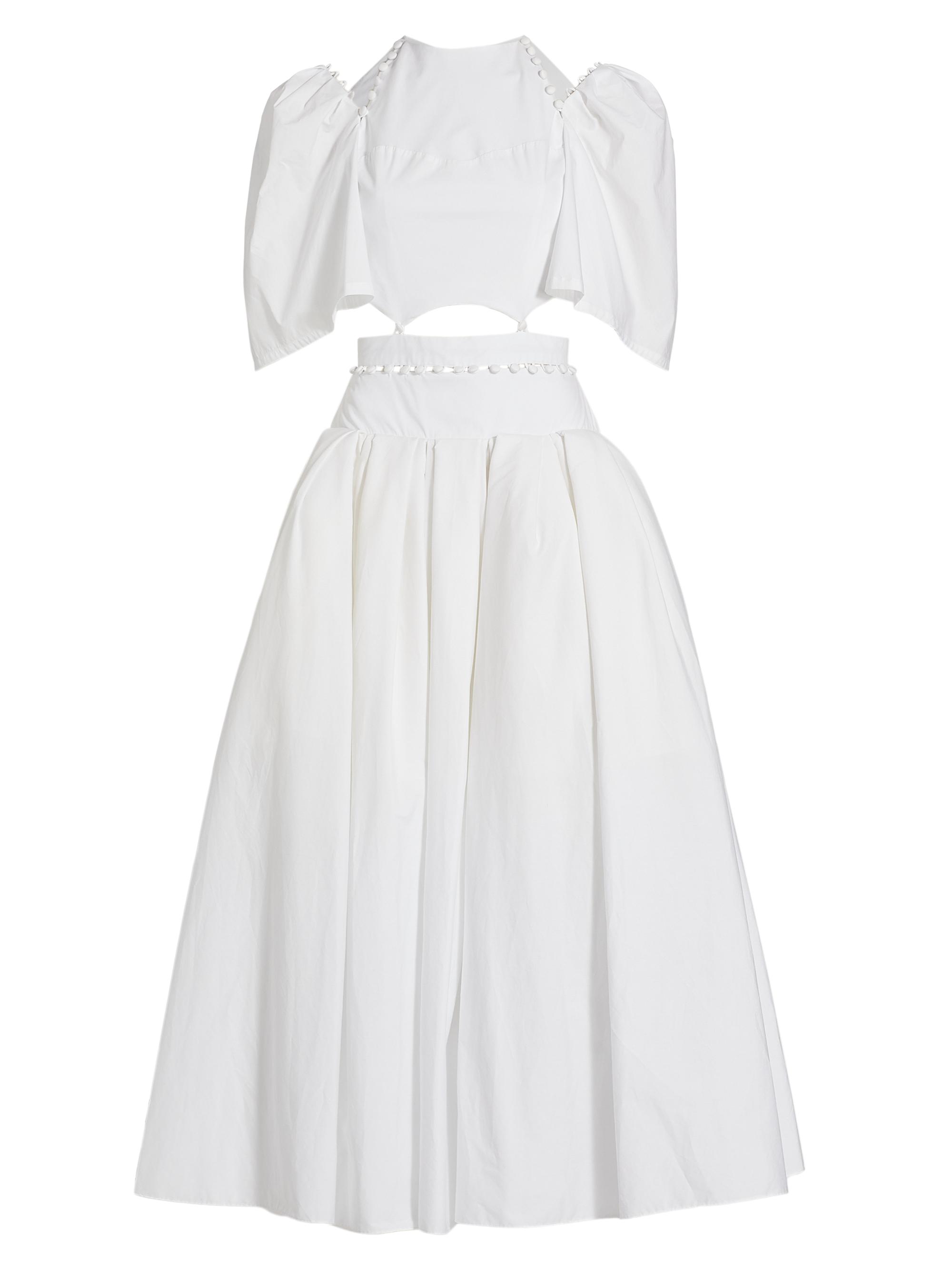 Prabal Gurung Pieced Racerback Midi Dress | Saks Fifth Avenue