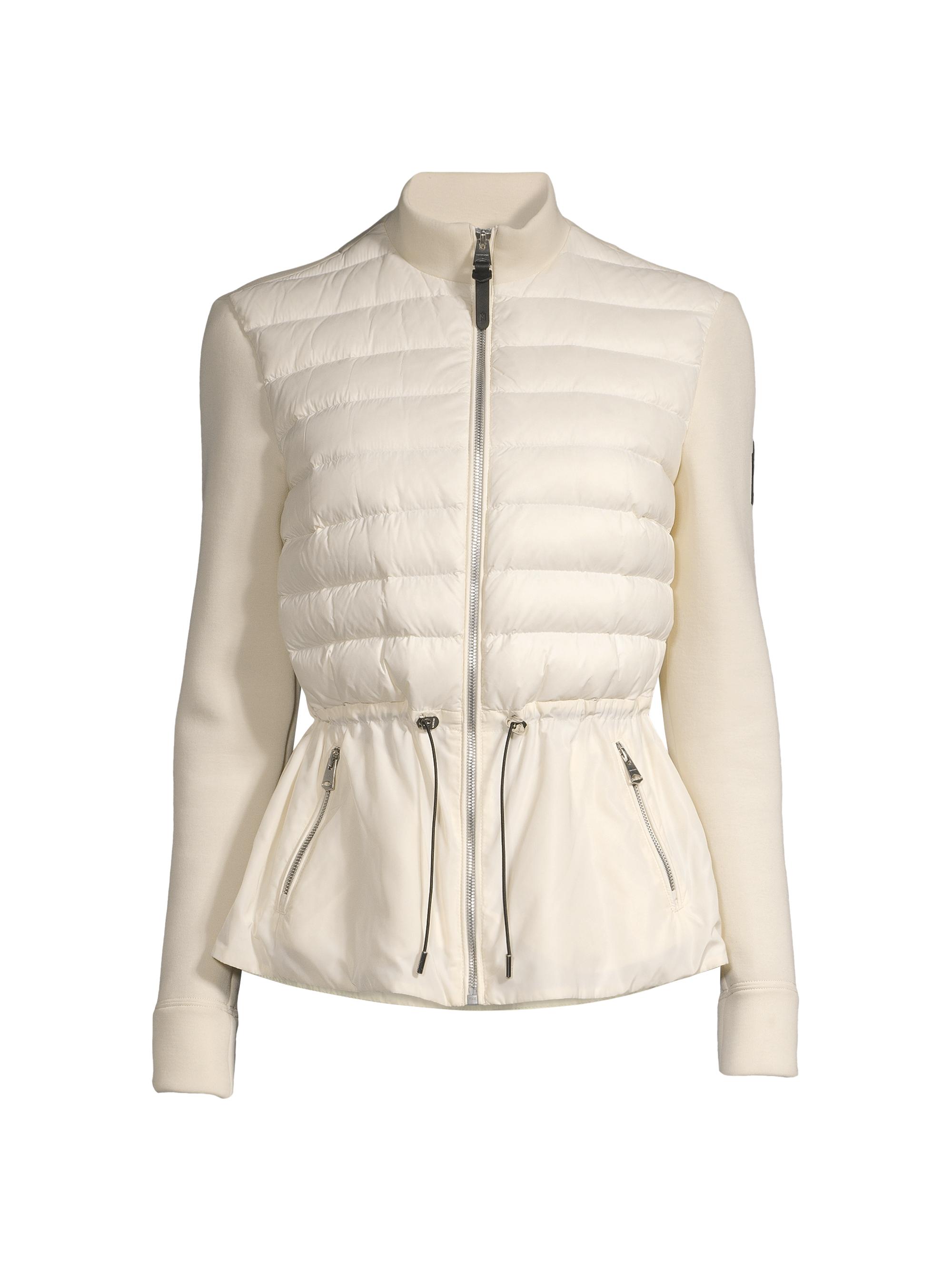 Mackage Women's Joyce-Z Puffer Zip-Up Jacket - Cream