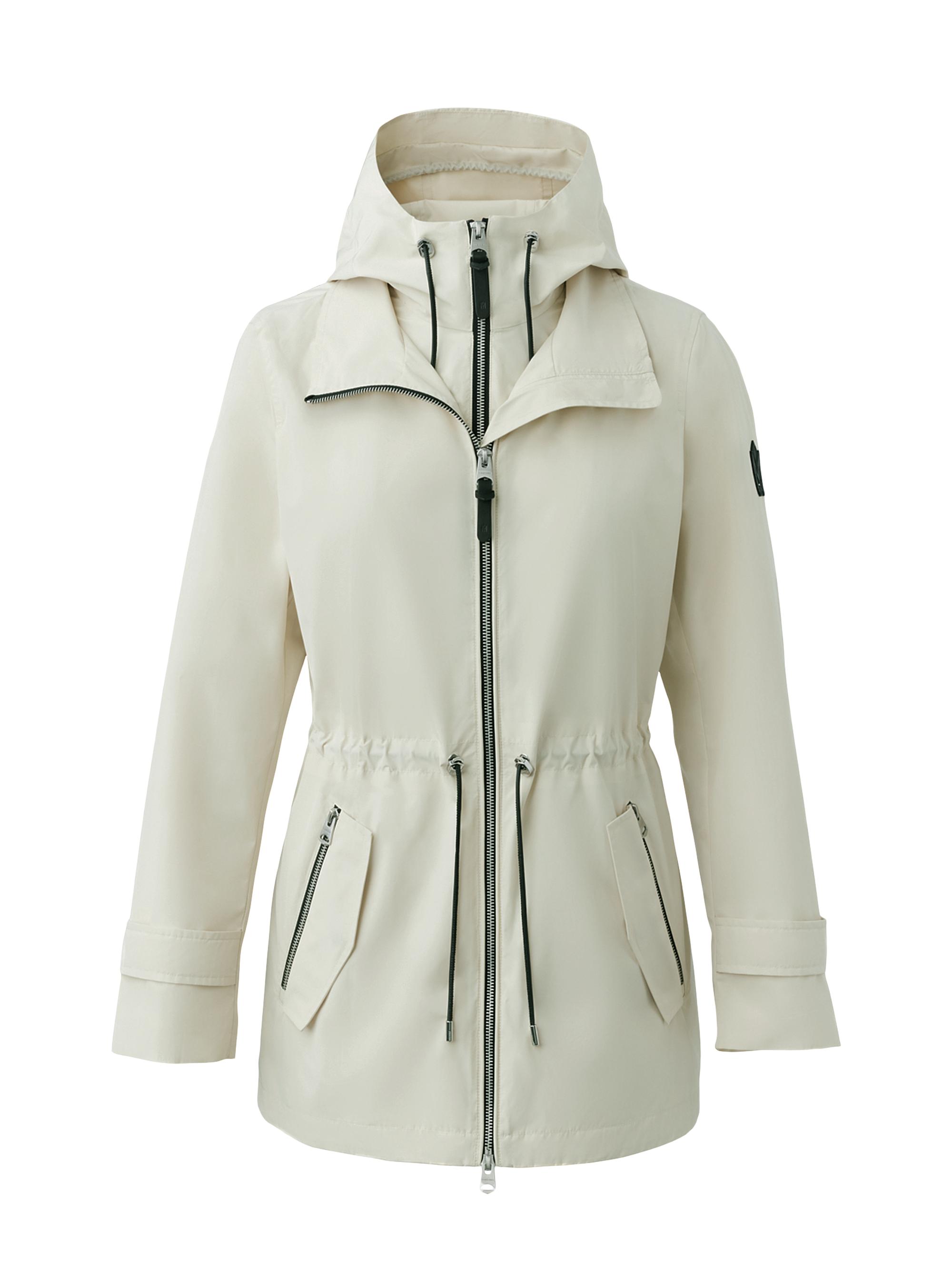 Mackage Women's Melany Nylon Rain Jacket - Cream