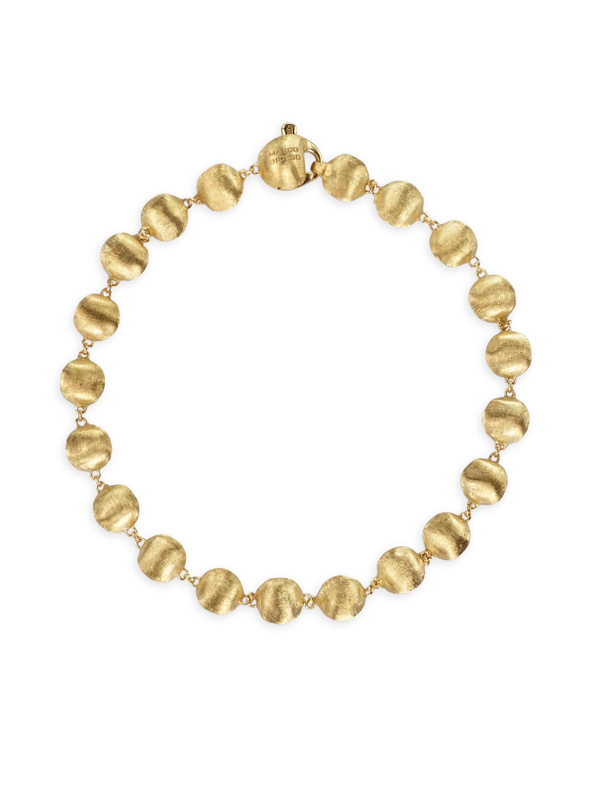 Marco Bicego Women's Africa 18K Yellow Gold Beaded Bracelet - Gold