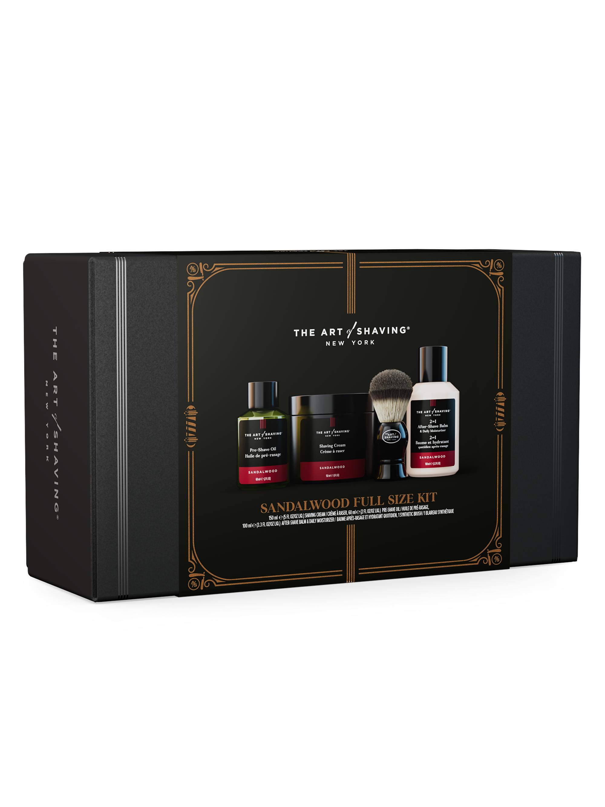 The Art of Shaving Men's The Sandalwood Collection 4-Piece Perfect Shave Kit