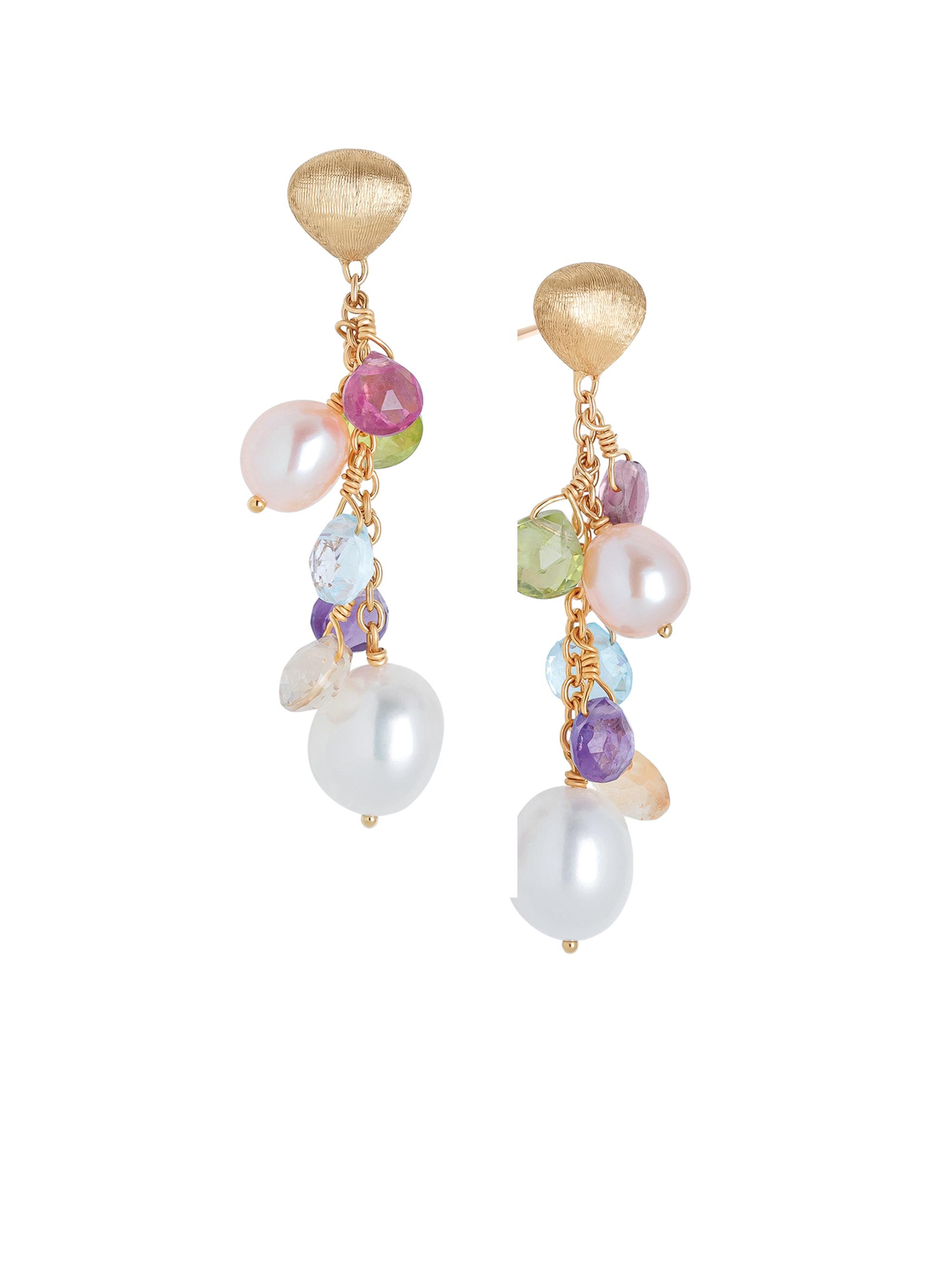 Marco Bicego Women's Paradise 18K Yellow Gold & Mixed-Gemstone Drop Earrings
