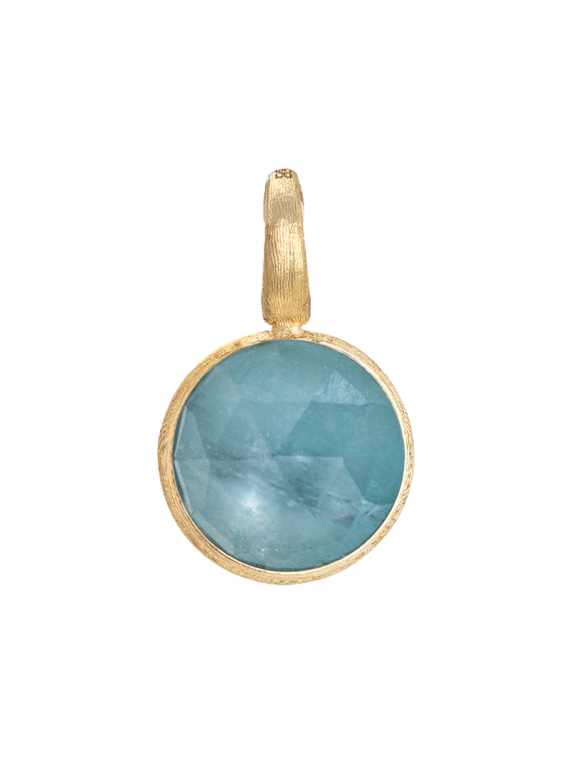 Marco Bicego Women's Jaipur Color 18K Yellow Gold & Aquamarine  Pendant