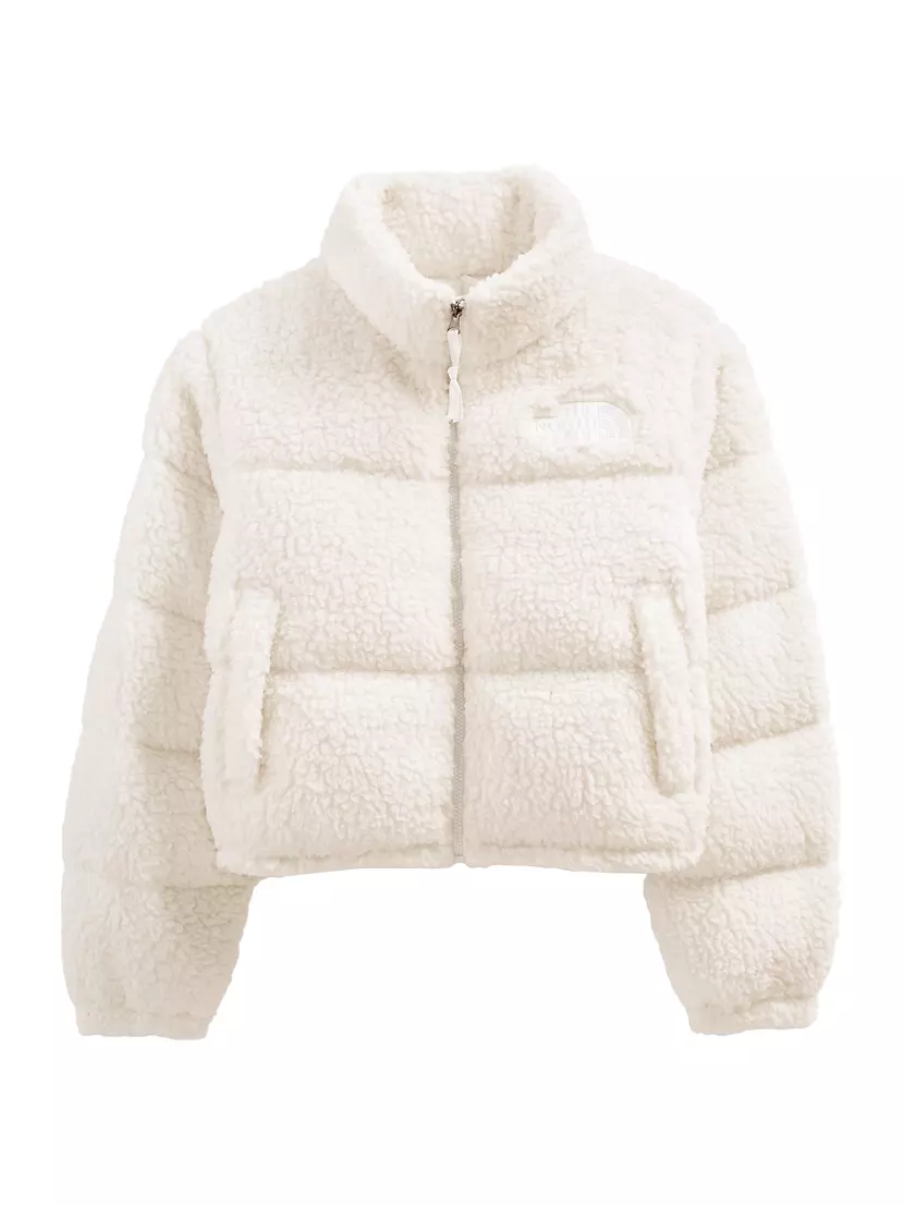The North Face Faux Shearling Nuptse Puffer Coat