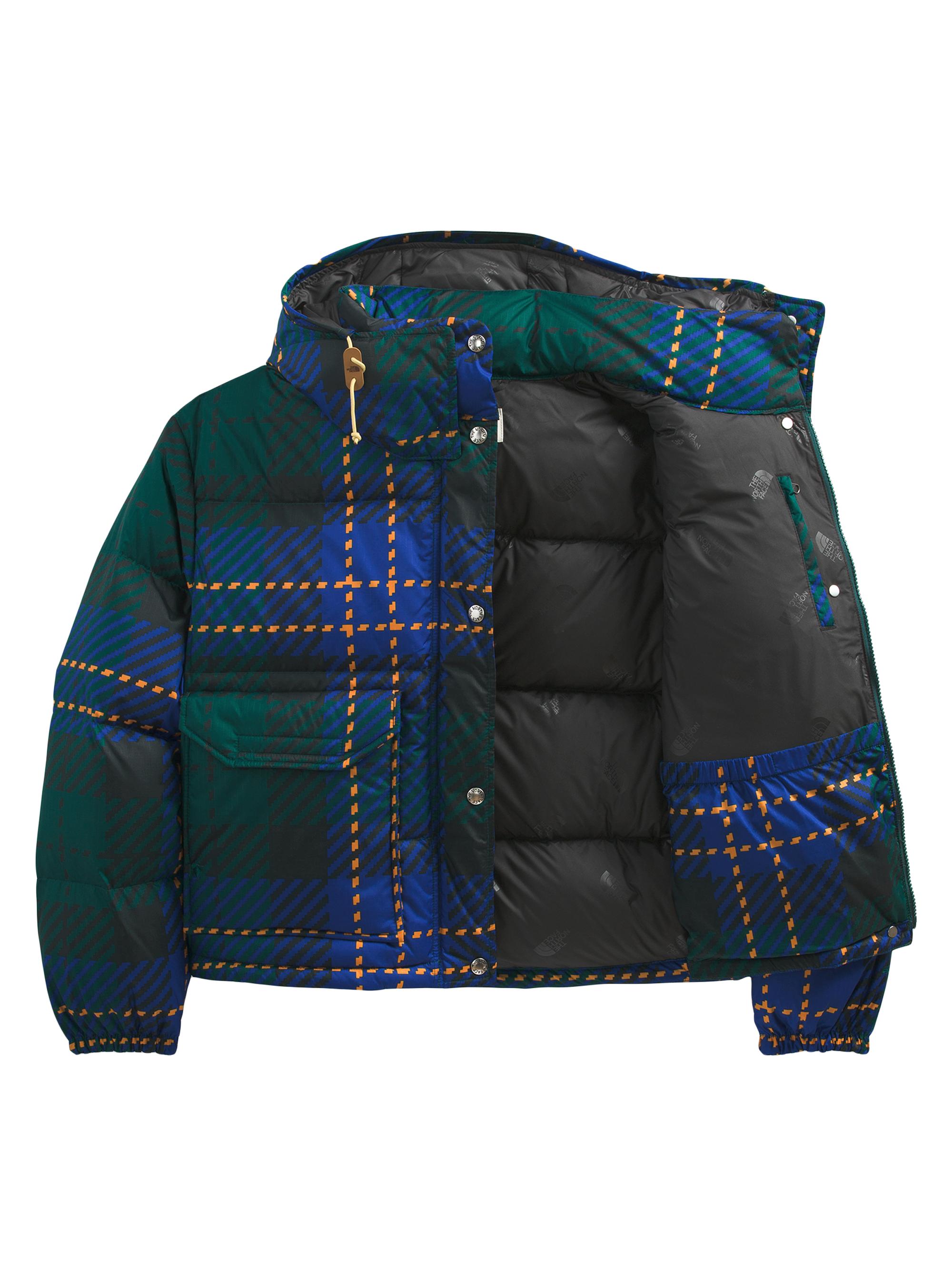 the north face quilted patchwork zip up sweater