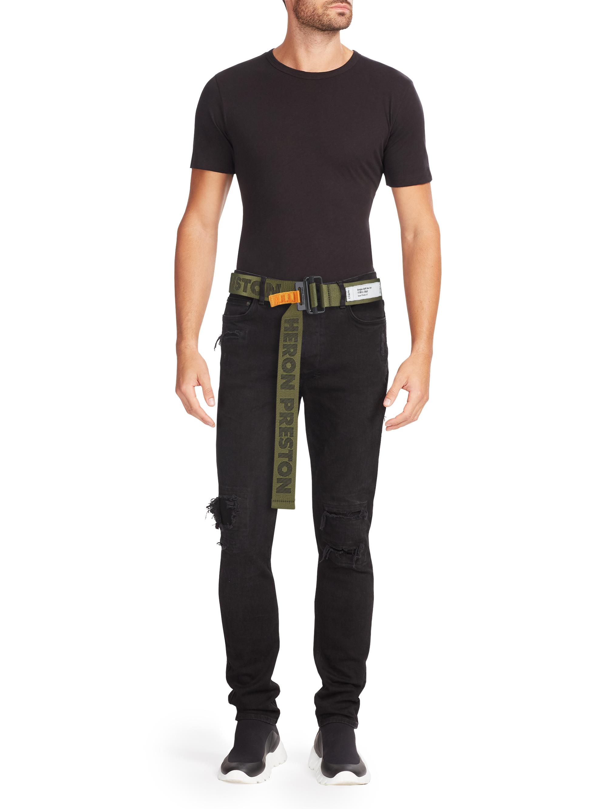 Shop Heron Preston ​Utilitarian Tape Belt | Saks Fifth Avenue 