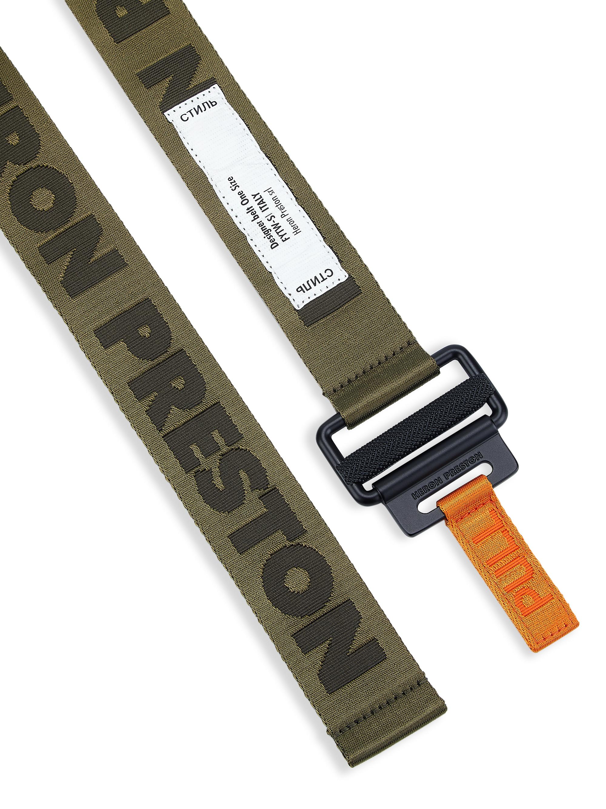 Heron Preston ​Utilitarian Tape Belt | Saks Fifth Avenue