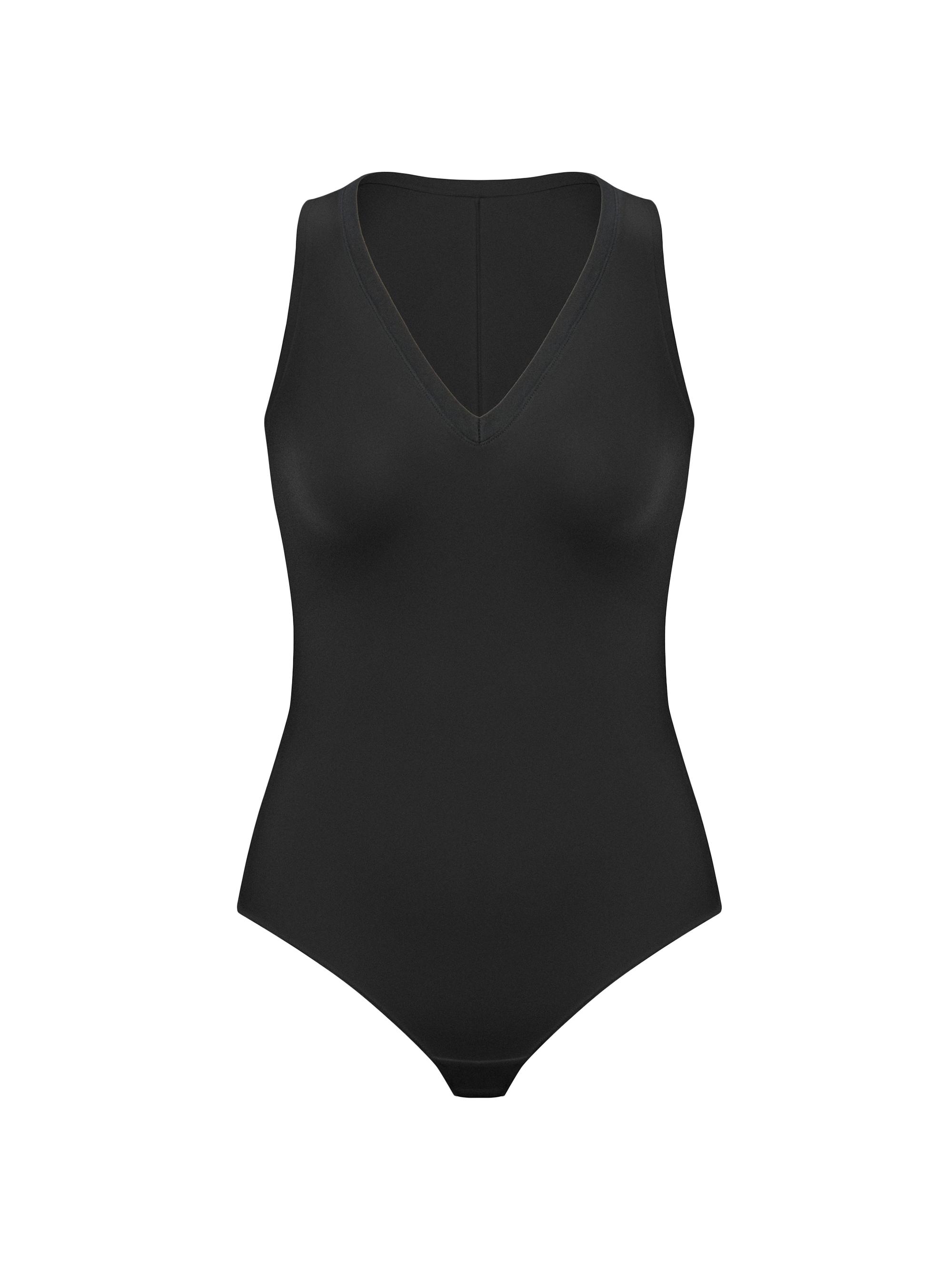 Spanx Women's Suit Yourself V-Neck Tank Bodysuit - Classic Black