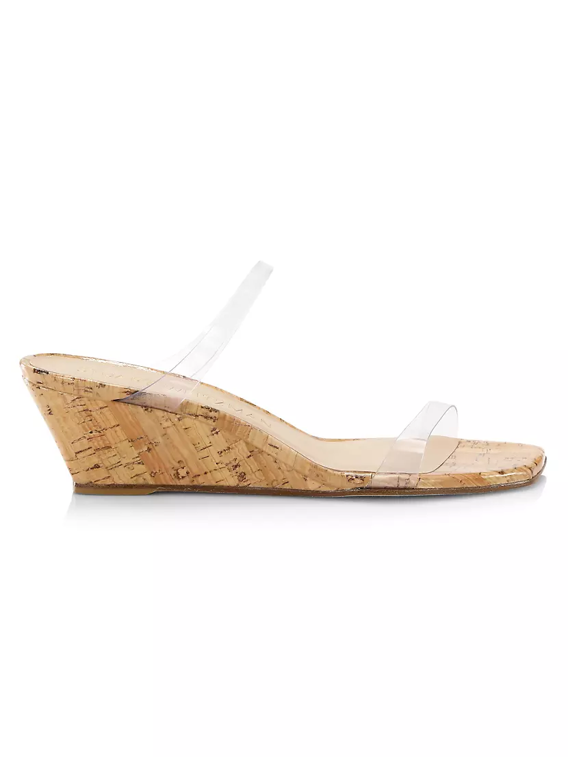 Shop these Chanel Clear PVC Wedge Platform Sandals online-, USA