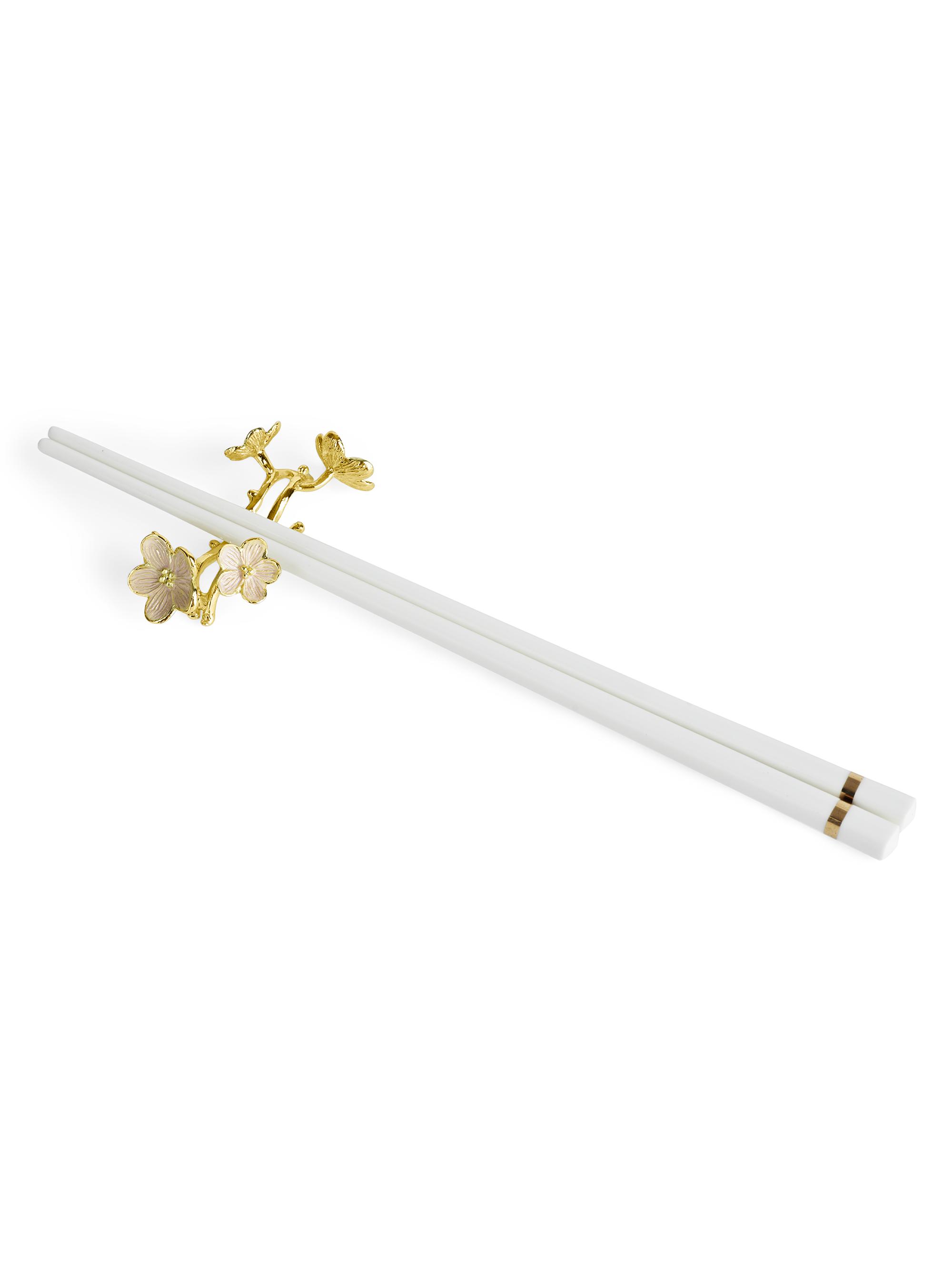 Michael Aram Cherry Blossom Chopsticks & Stand Set