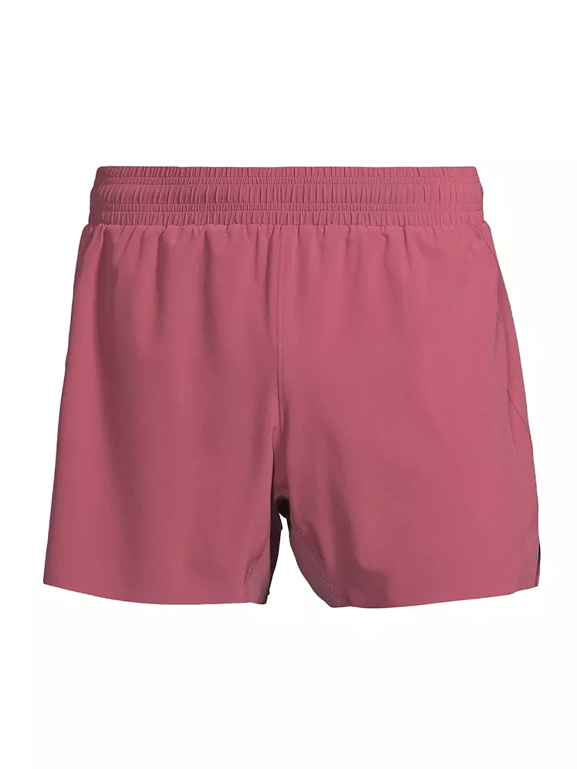 Shiny Flamingo Spandex Shorts - Spandex Shorts