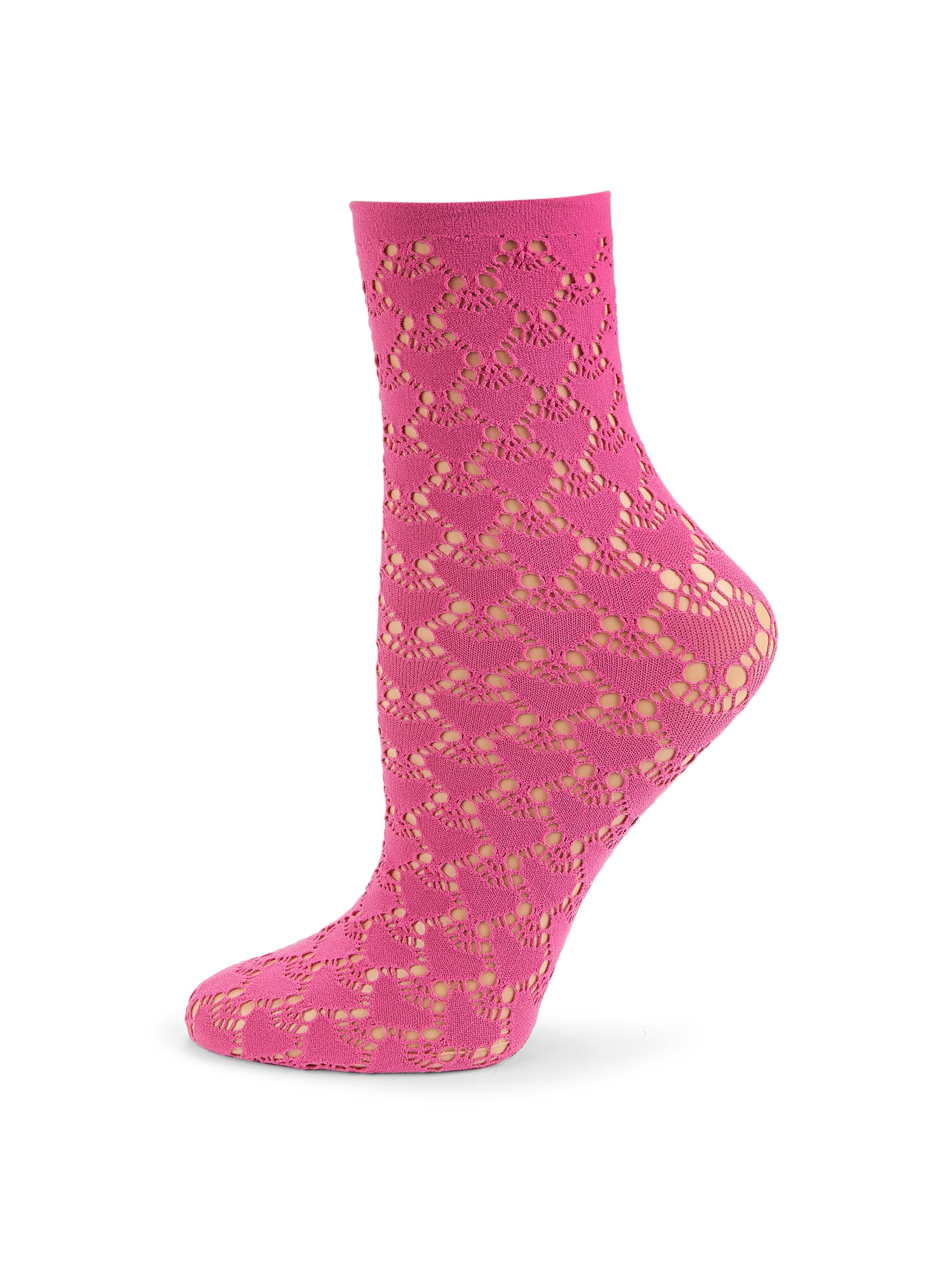Falke Women's Emotion Mesh Socks - Hot Pink