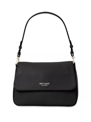 Shop kate spade new york Hudson Convertible Leather Shoulder Bag | Saks  Fifth Avenue