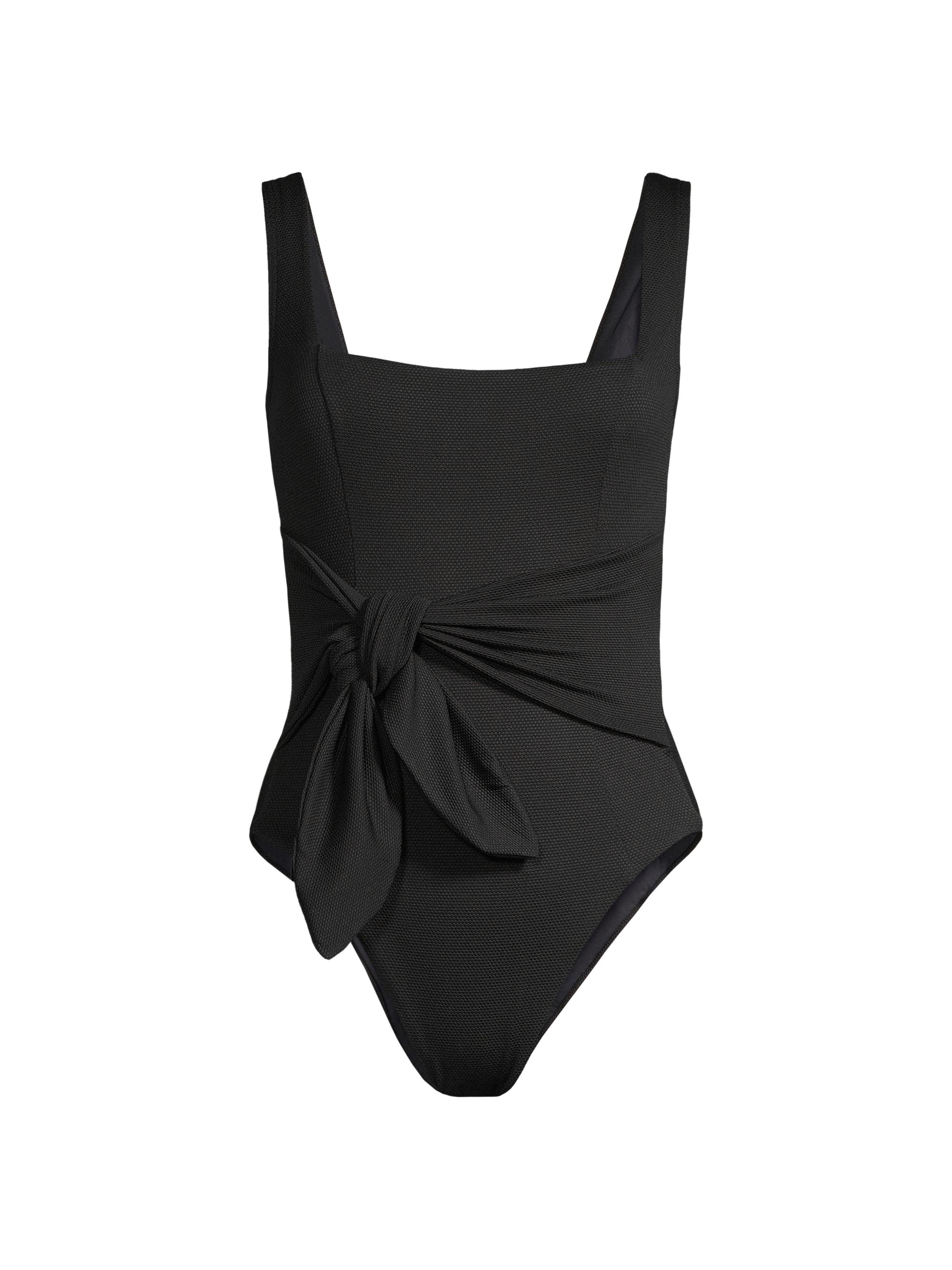 LSpace Women's Balboa One-Piece Draped Swimsuit - Black