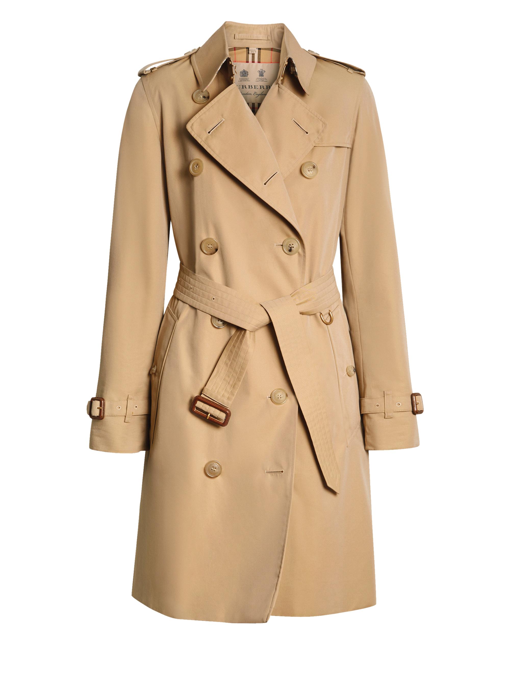 Burberry Chelsea Belted Double-Breasted Coat | Saks Fifth Avenue