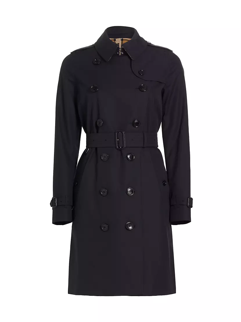 Kensington Belted Double-Breasted Trench Coat