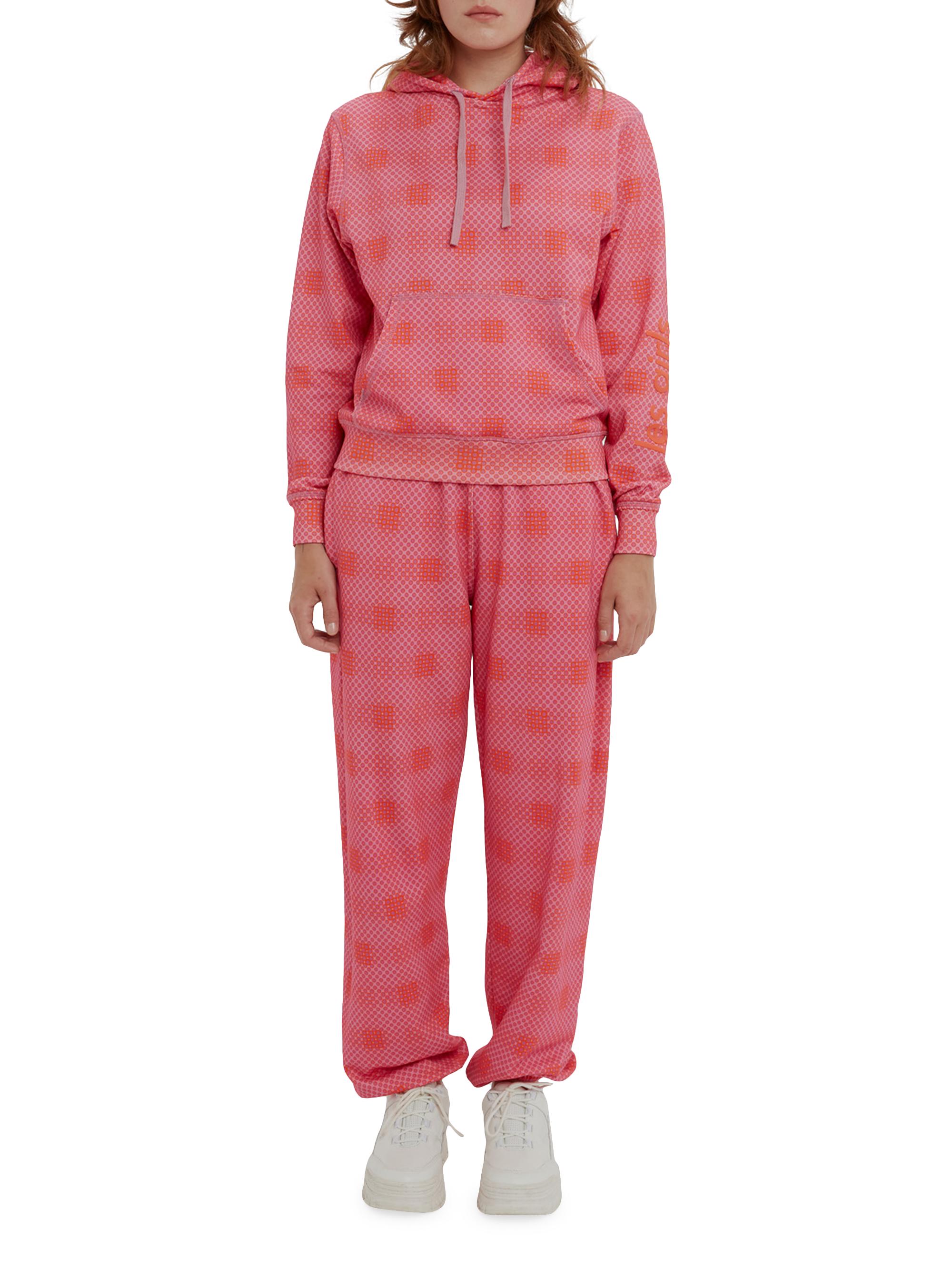 les girls les boys Women's Pixel Plaid Jogger Pants - Berry Pink