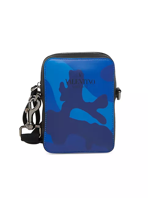 Blue Camo Commuter Bag