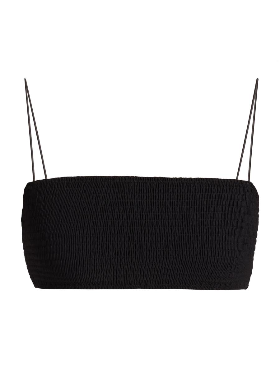 関税・送料込み【TOTEME】SALE！スモック付きビキニトップ Toteme Smocked Bikini Top | Saks Fifth Avenue
