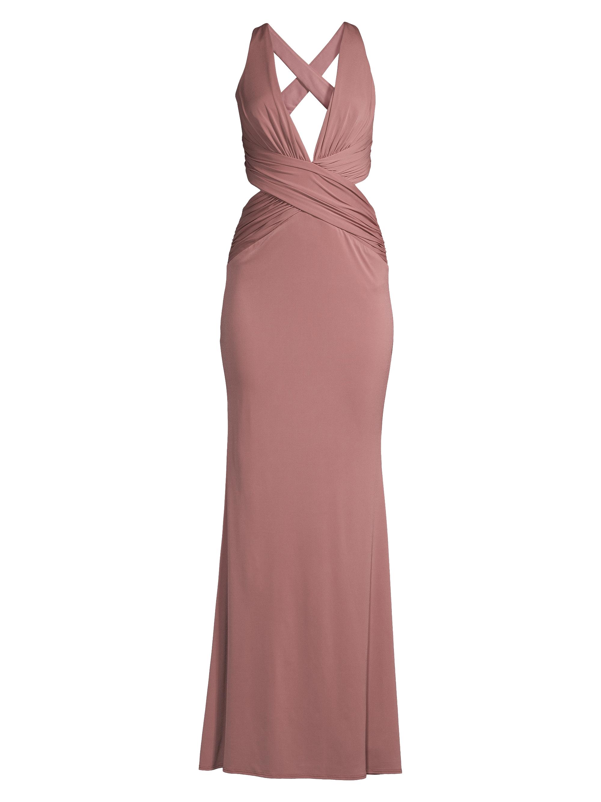 Katie May Women's Secret Agent Criss-Cross Gown - Ash Rose