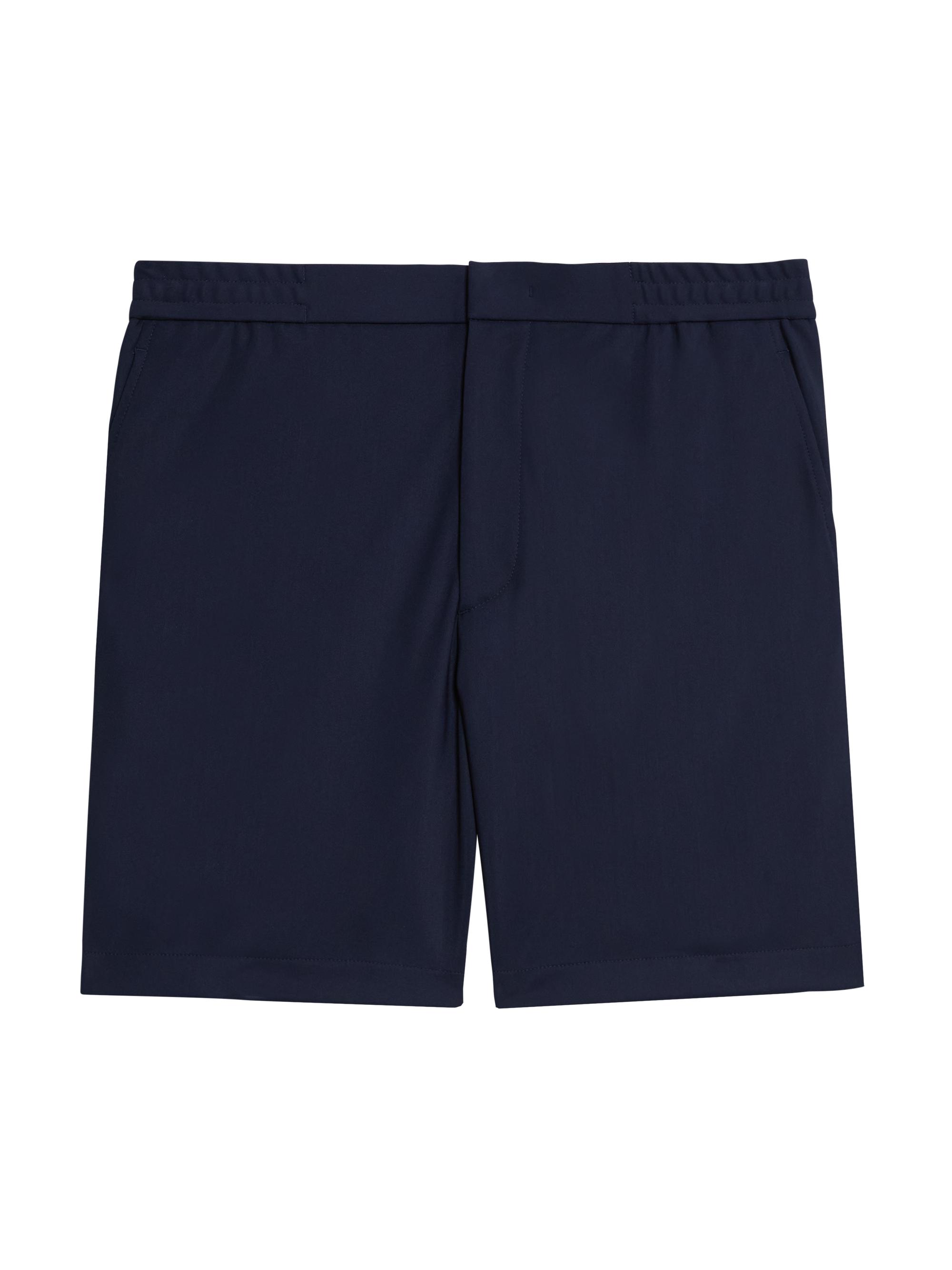 Theory Men's Curtis Flat Front Shorts - Baltic