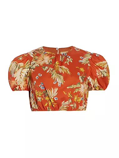 Hydra Floral Cropped Top